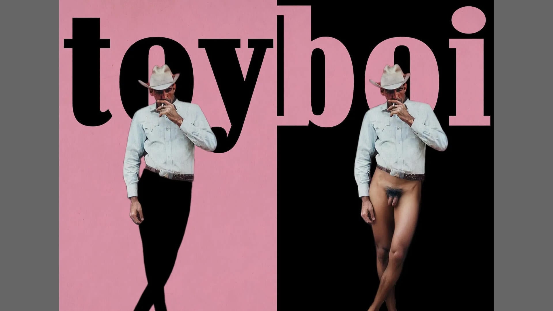 《ToyBoi》將「Deep Nude」技術應用在生成裸體男性圖像上，從而發現它們無法順利脫掉男性身上的衣物，甚至因此製造出男性生殖器畸形的圖像。（攝影／ToyBoi）