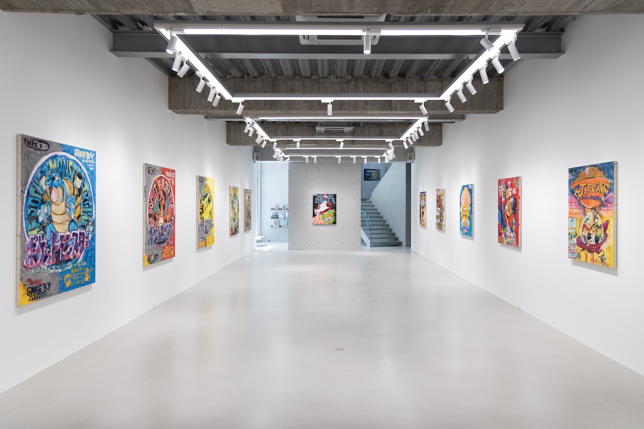 「KOVER：KINJO SOLO EXHIBITION」展場一隅。（DOPENESS ART LAB提供）