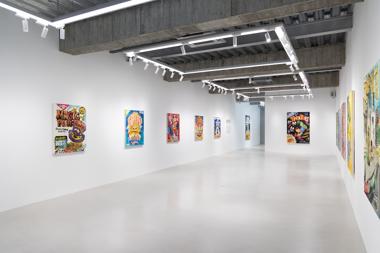 「KOVER：KINJO SOLO EXHIBITION」展場一隅。（DOPENESS ART LAB提供）