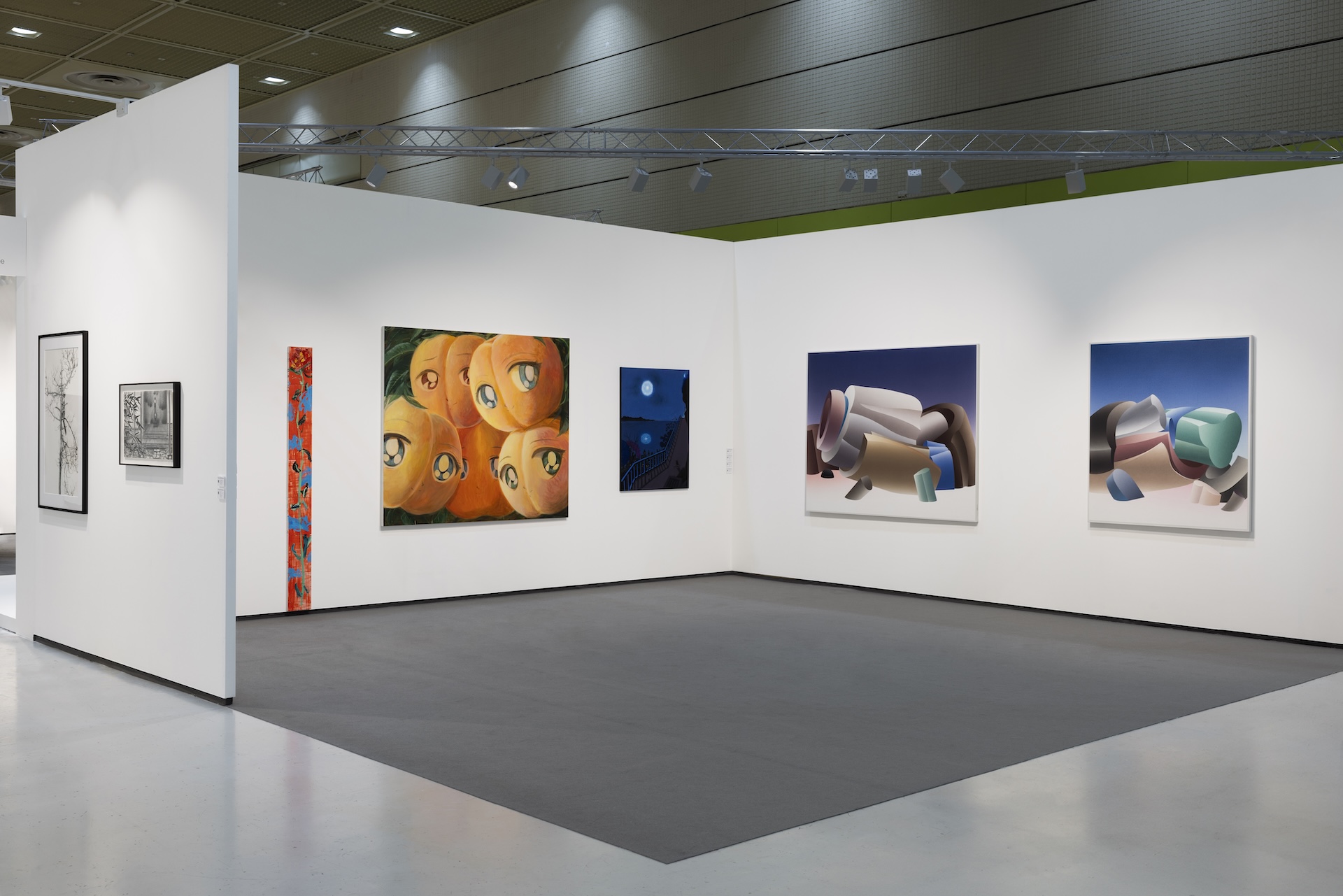 此為第三次參與Frieze，馬凌畫廊的展位一隅。（圖／馬凌畫廊）