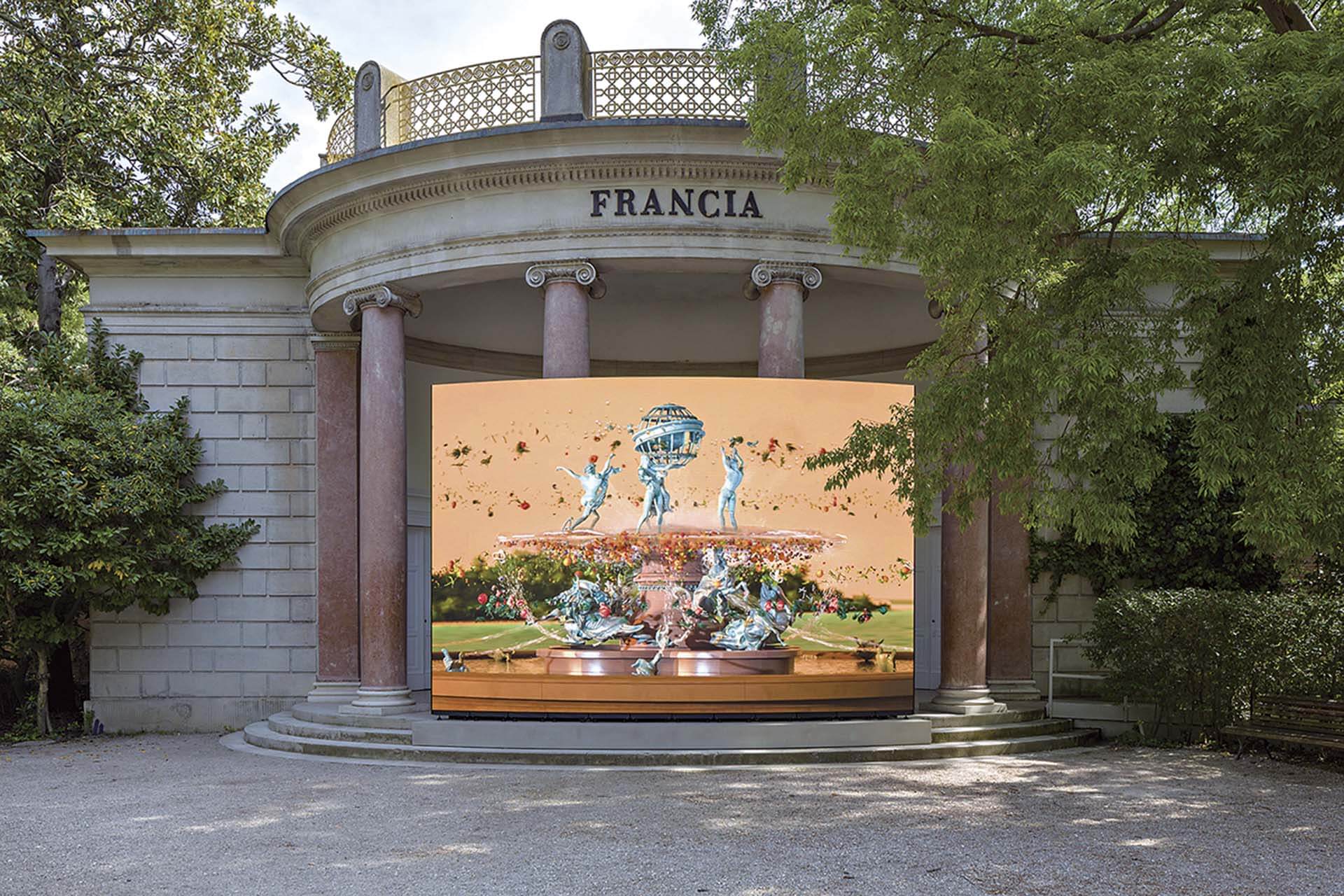 圖為威尼斯雙年展法國館展場入口。（© Jacopo La Forgia）