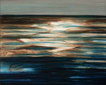 陳聖頌，《藍2007之二》，130cm×162cm，2007。（藝術家提供）