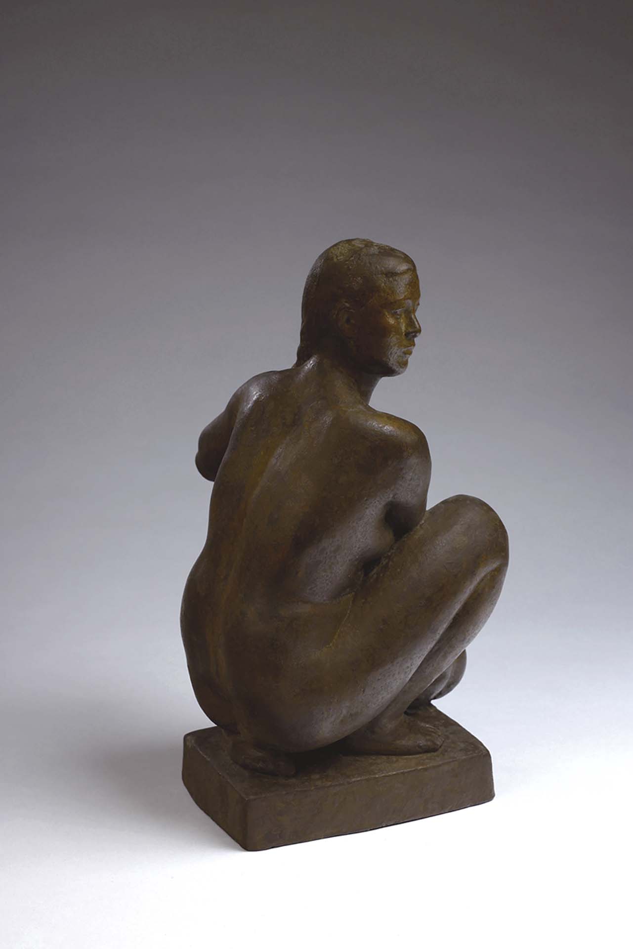 陳夏雨，《梳頭》，青銅原件，1948。（陳夏雨基金會籌備處提供，攝影／邱德興）