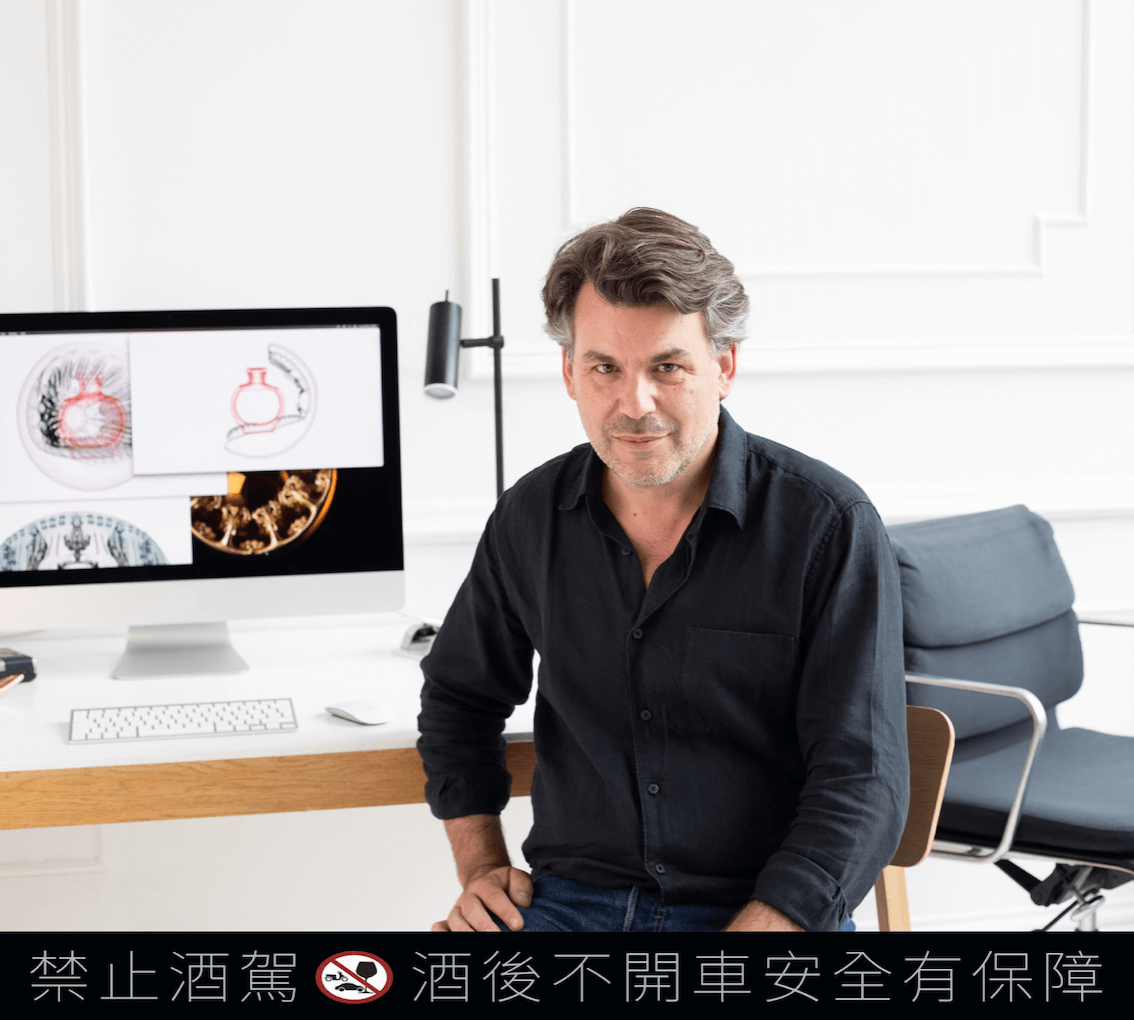 世界級AI建築演算大師暨德國藝術家Michael Hansmeyer（1973-）。（圖／保樂力加提供）