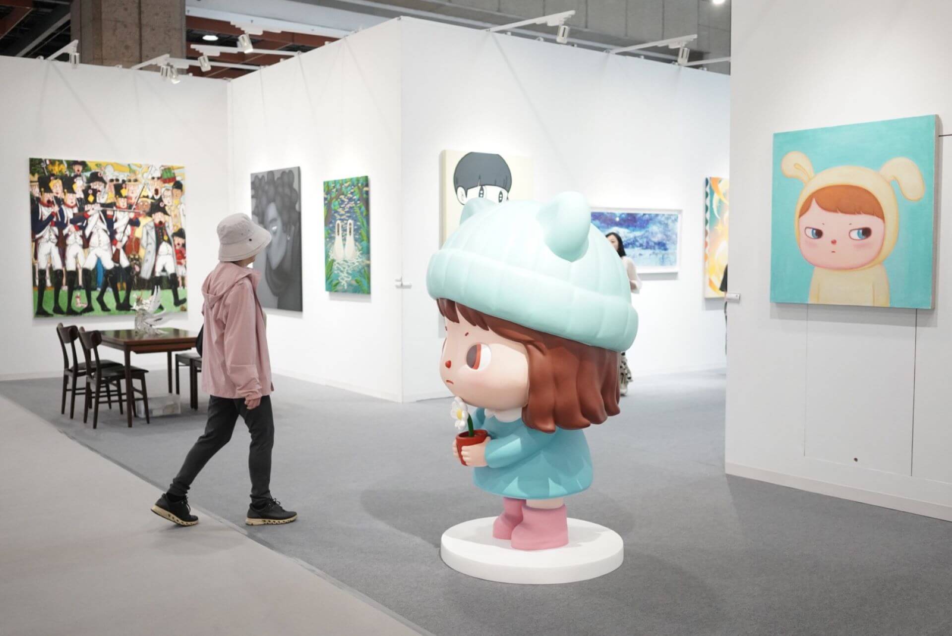 2024台北藝博會&nbsp;索卡藝術展場一景。（本刊資料室）