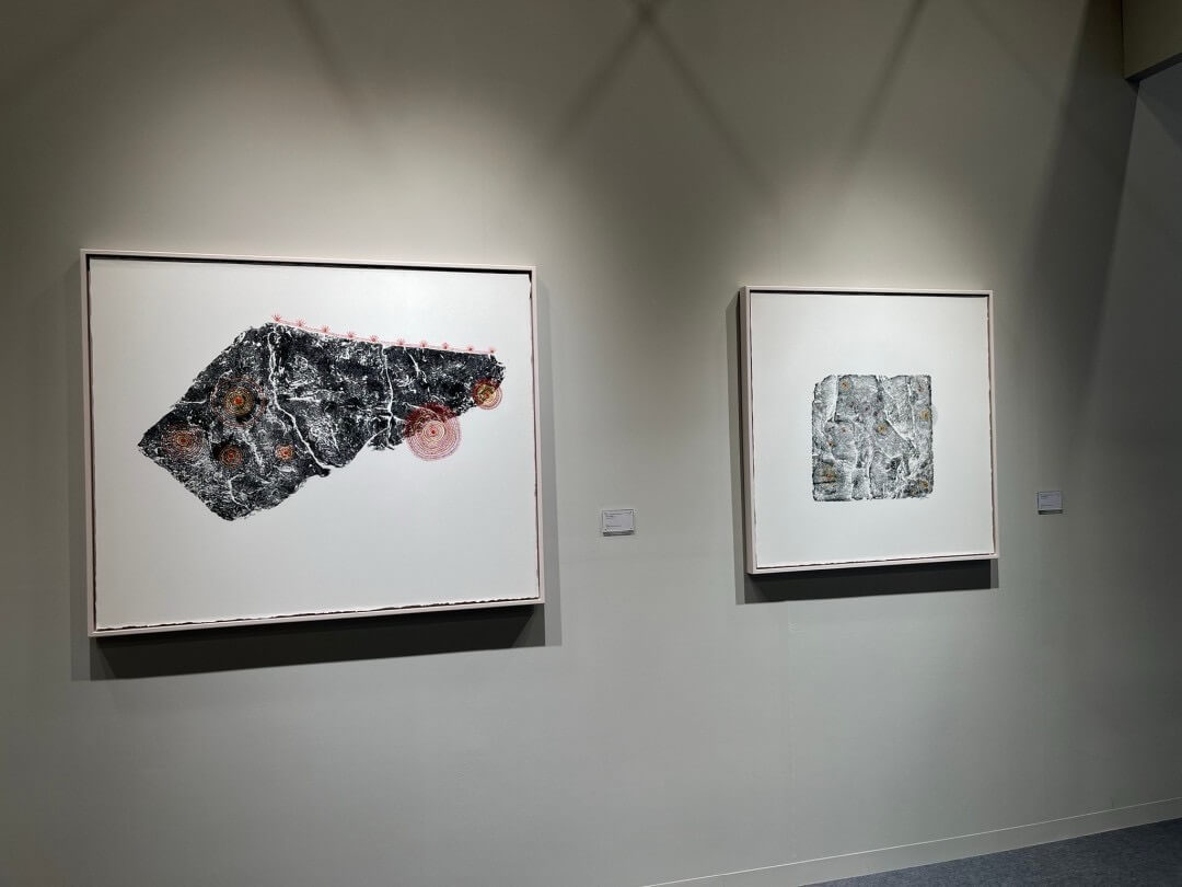 伊誕・巴瓦瓦隆（Etan Pavavalung）作品於2024 ART TAPEI「原住民族藝術特區」展出。（圖／本刊編輯部）