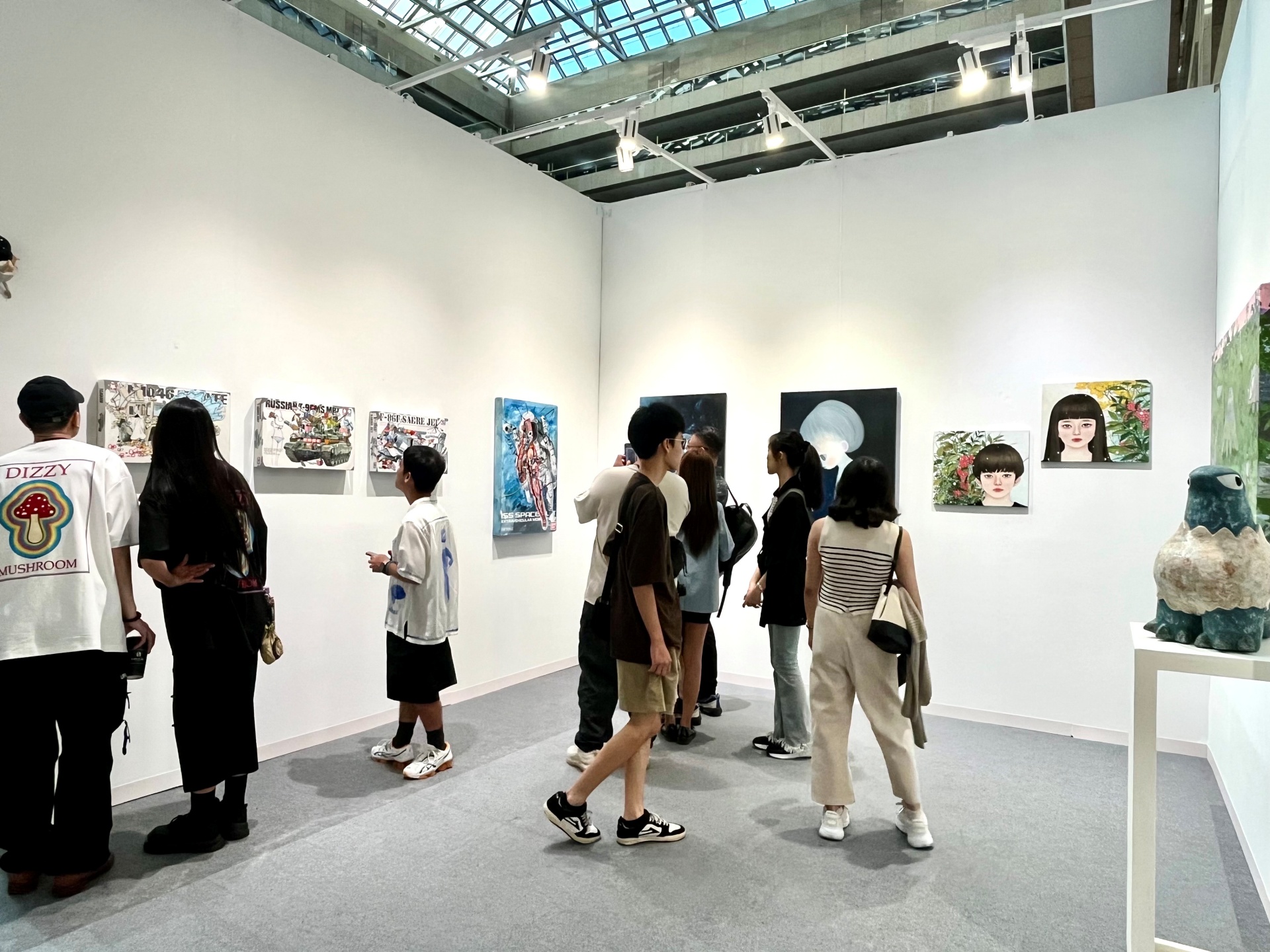2024台北藝博會 索卡藝術展場一景。（本刊資料室）