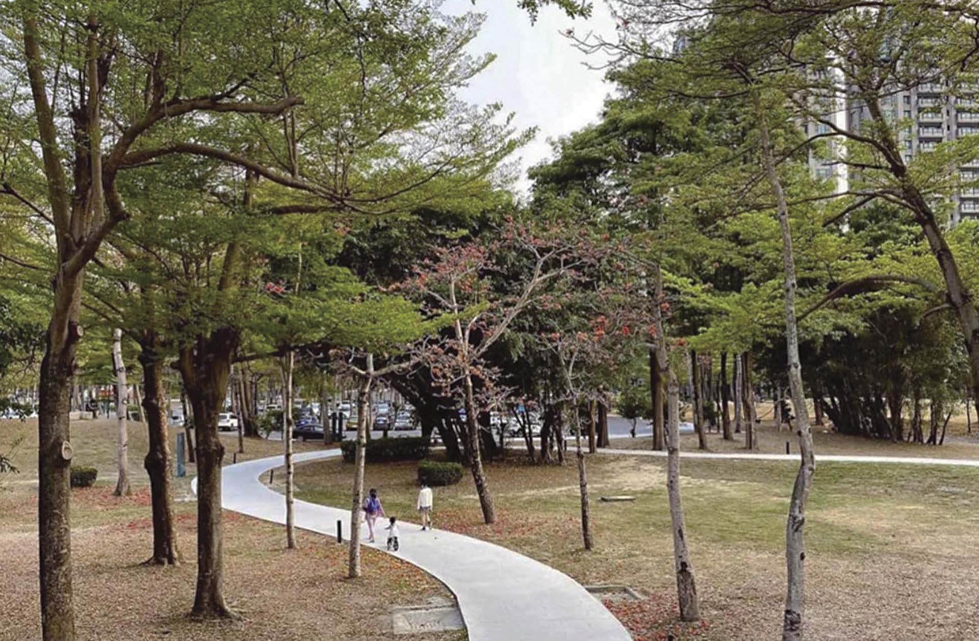 內惟藝術中心外部環境一隅。（高雄市立美術館提供）