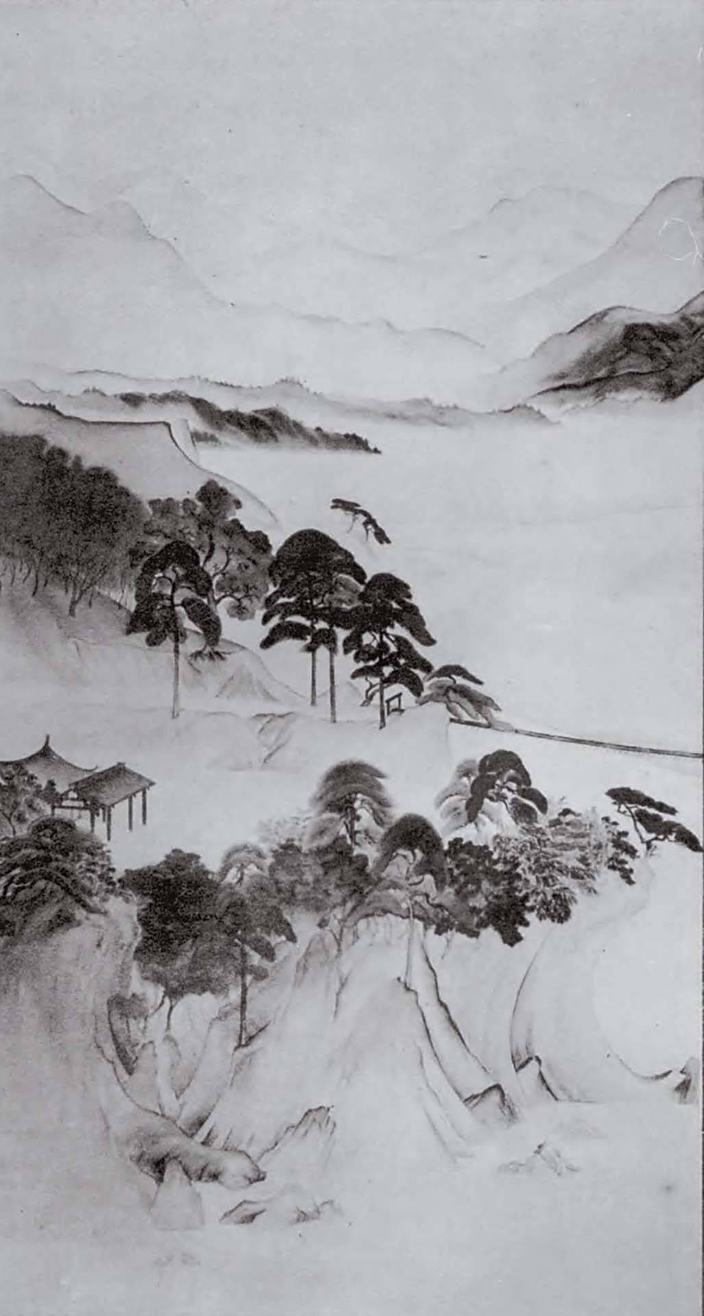 圖15 日治時期 徐清蓮1928年作〈八獎溪〉。圖取自臺展資料庫。
