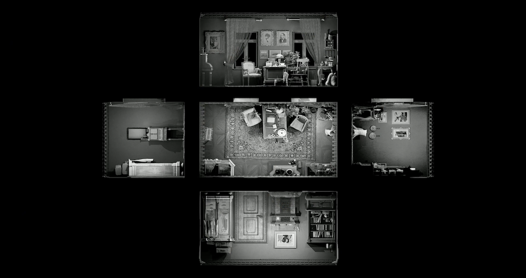 《FELIX’S ROOM》舞台的建模檔案。圖片來源／BEYOND 2023 發表作品時的講座投影片