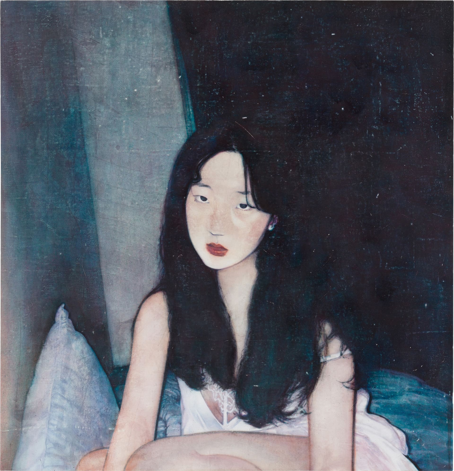 韓國藝術家李牧夏《彷彿不是我》拍出165.1萬港元成交價。（富藝斯提供）