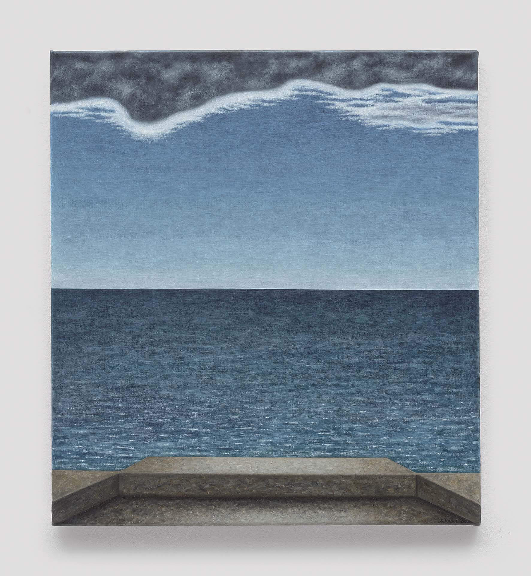 斯科特．卡恩創作於2007年的《海峽天空》。（©斯科特．卡恩，藝術家、卓納畫廊提供）