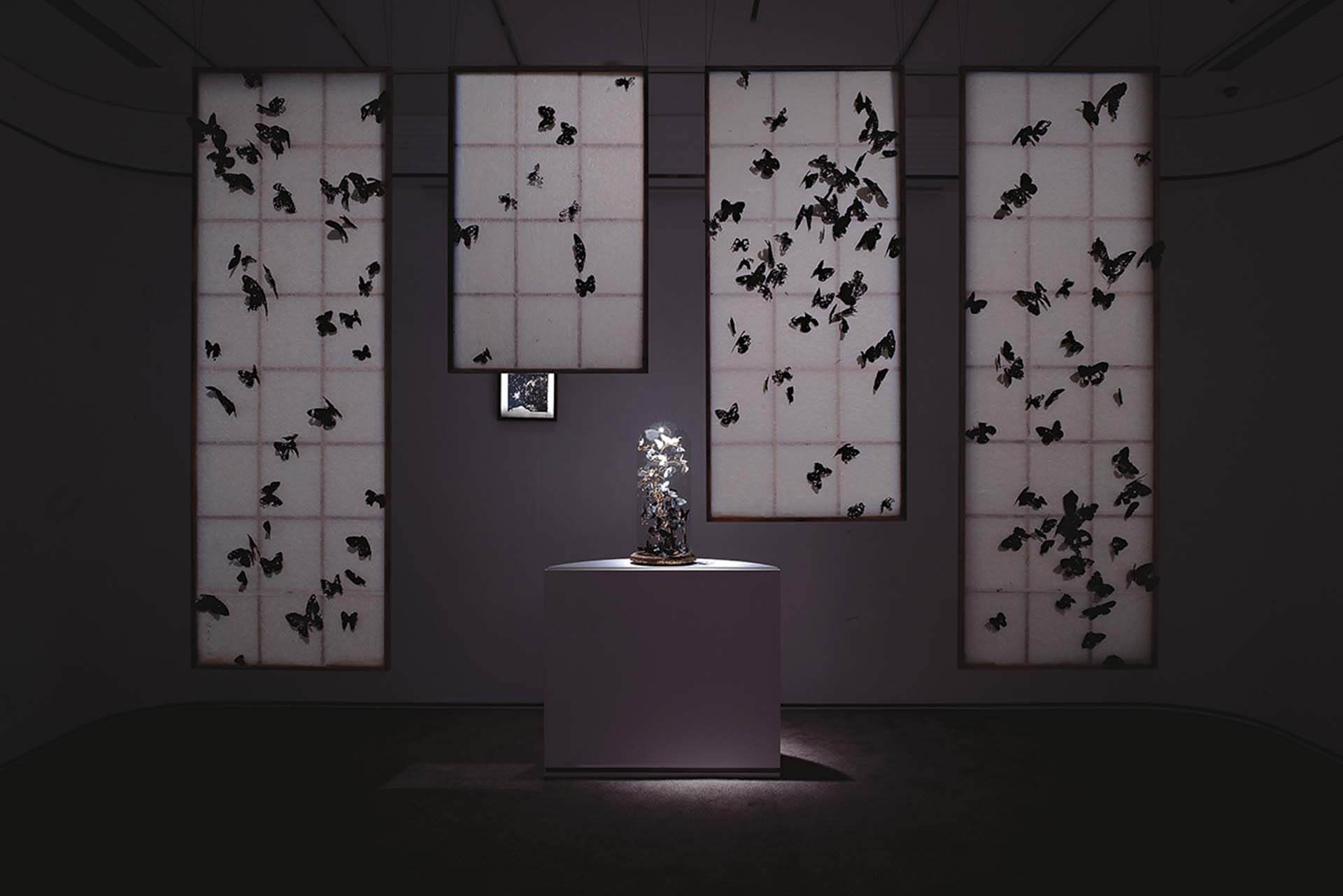 「楊忠銘：『無華』－2025德國海德堡展前展」展場一隅。（曜畫廊提供）