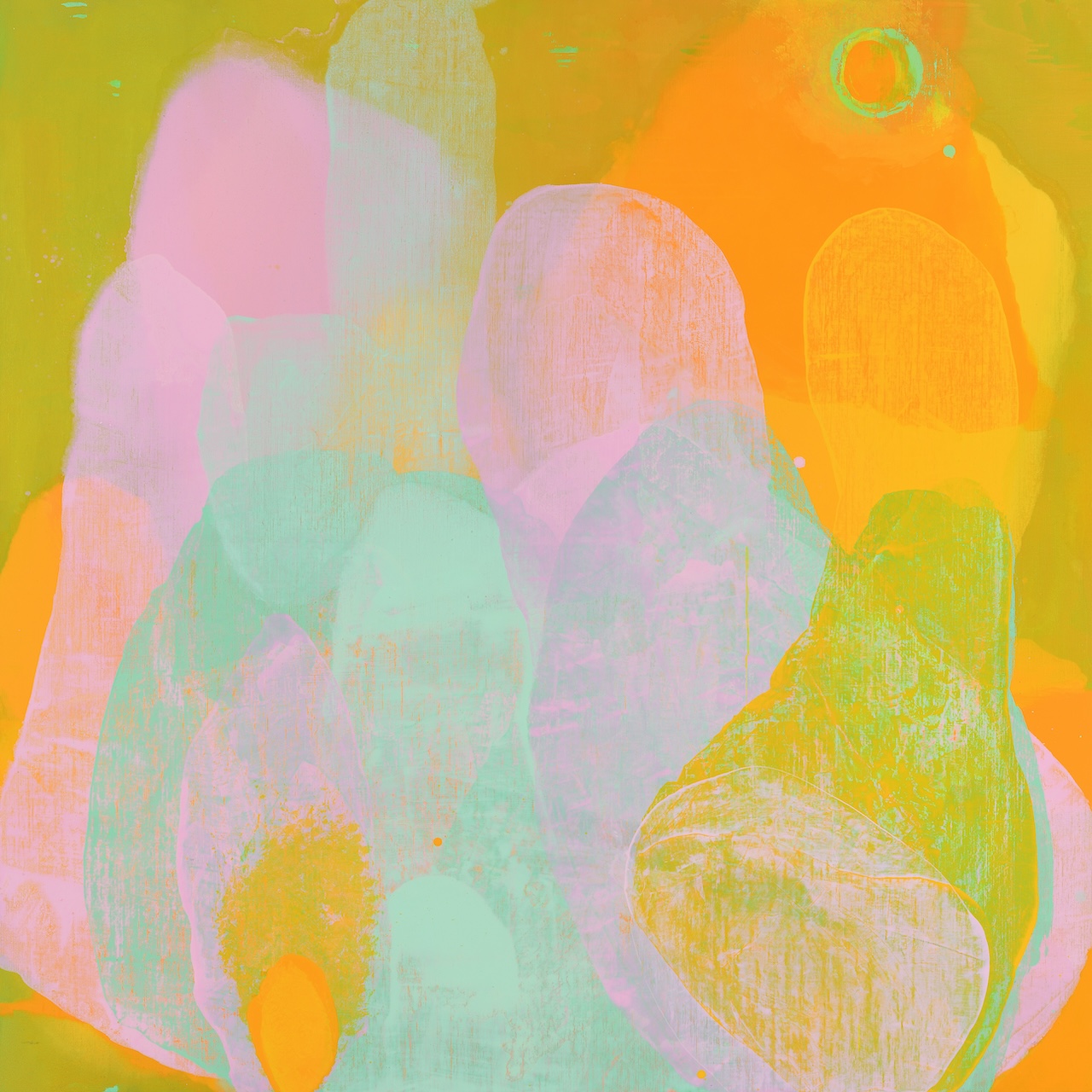 紀嘉華，《旅行者的肖像-1》，油彩、亞麻布，127 x 127 cm，2022-2023（耿畫廊提供）