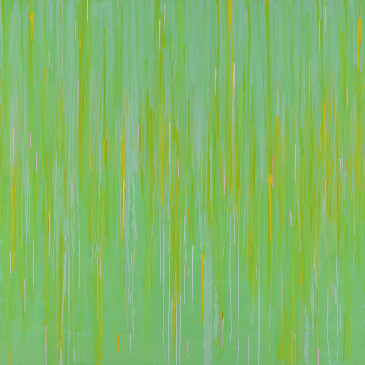 紀嘉華，《命運之線-2》，油彩、亞麻布，125 x 125cm，2023-2024（耿畫廊提供）
