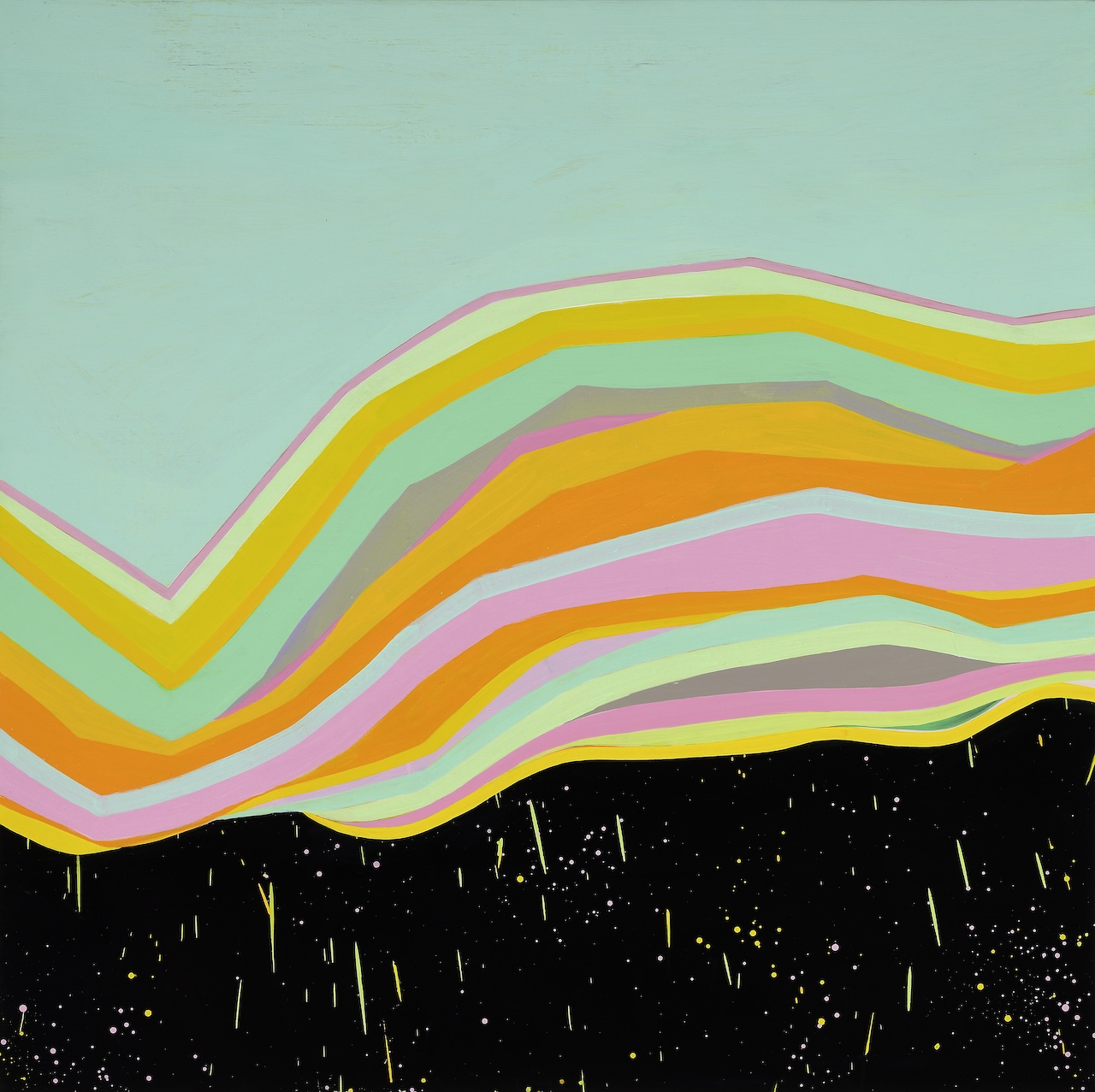 紀嘉華，《奇幻與詩意》，油彩、亞麻布，122 x 122 cm，2024（耿畫廊提供）