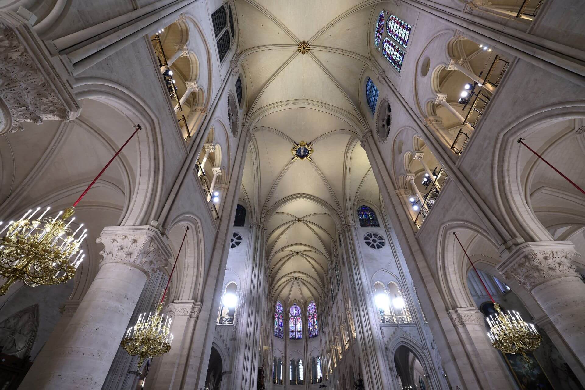整修後的巴黎聖母院。（©Cathédrale Notre-Dame de Paris）