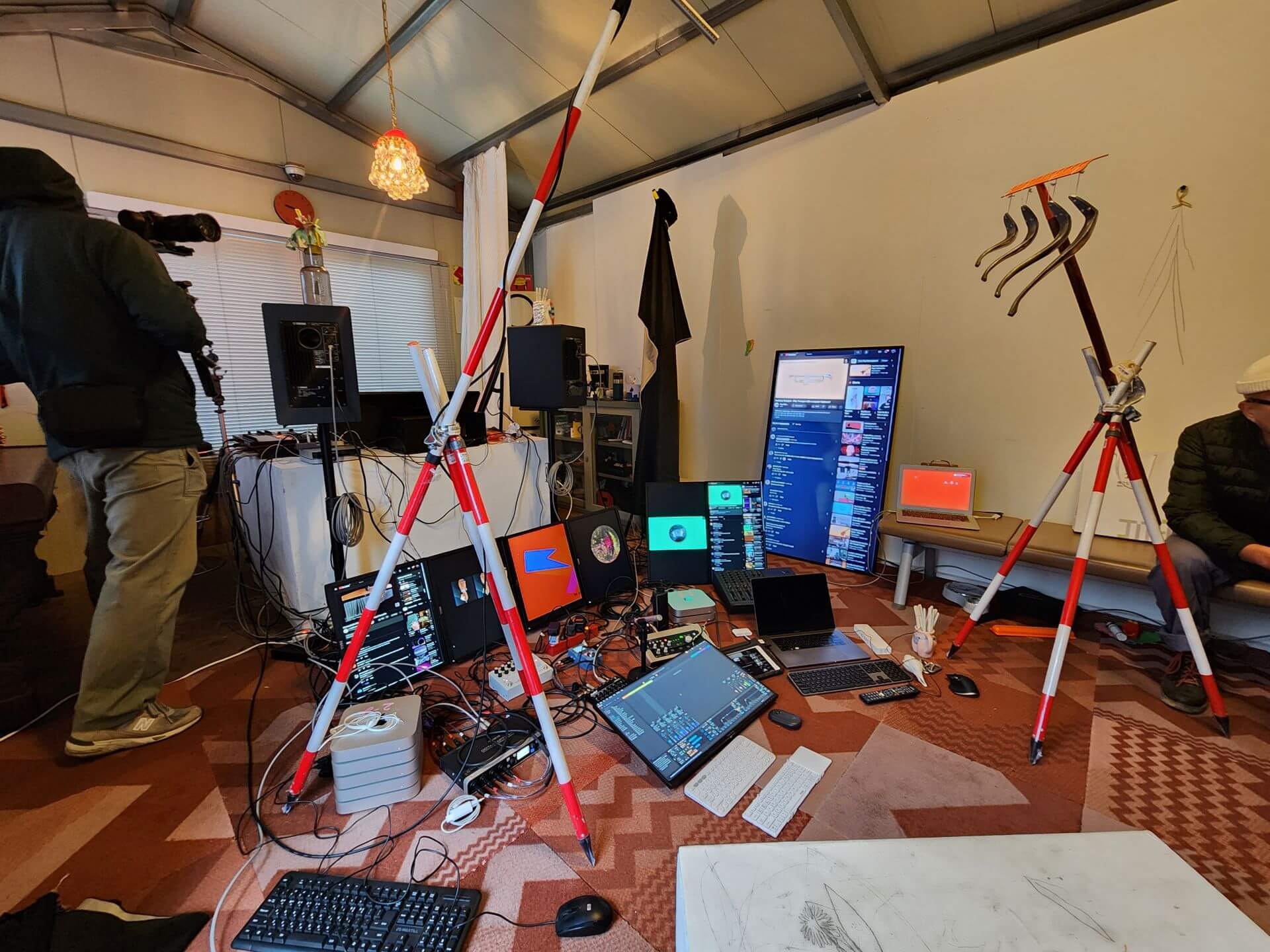 因參與雙年展，有機會參觀許多精彩的地方空間，譬如獨立社區駐村空間「文化空間：陽」的展出。（攝影／高森信男）