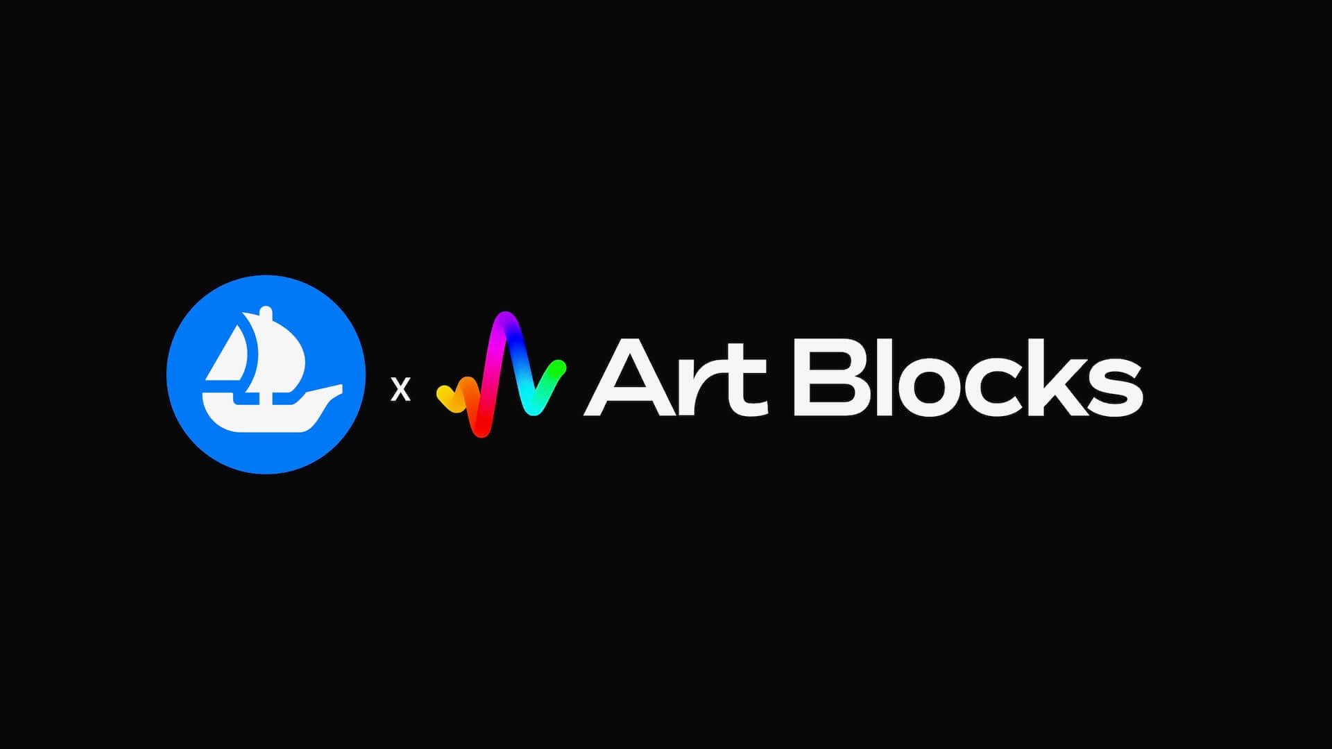 全球規模最大的NFT交易平台之一「OpenSea」與知名生成藝術平台「Art Blocks」於近期宣布正式建立合作夥伴關係。（圖片取自OpenSea官網）