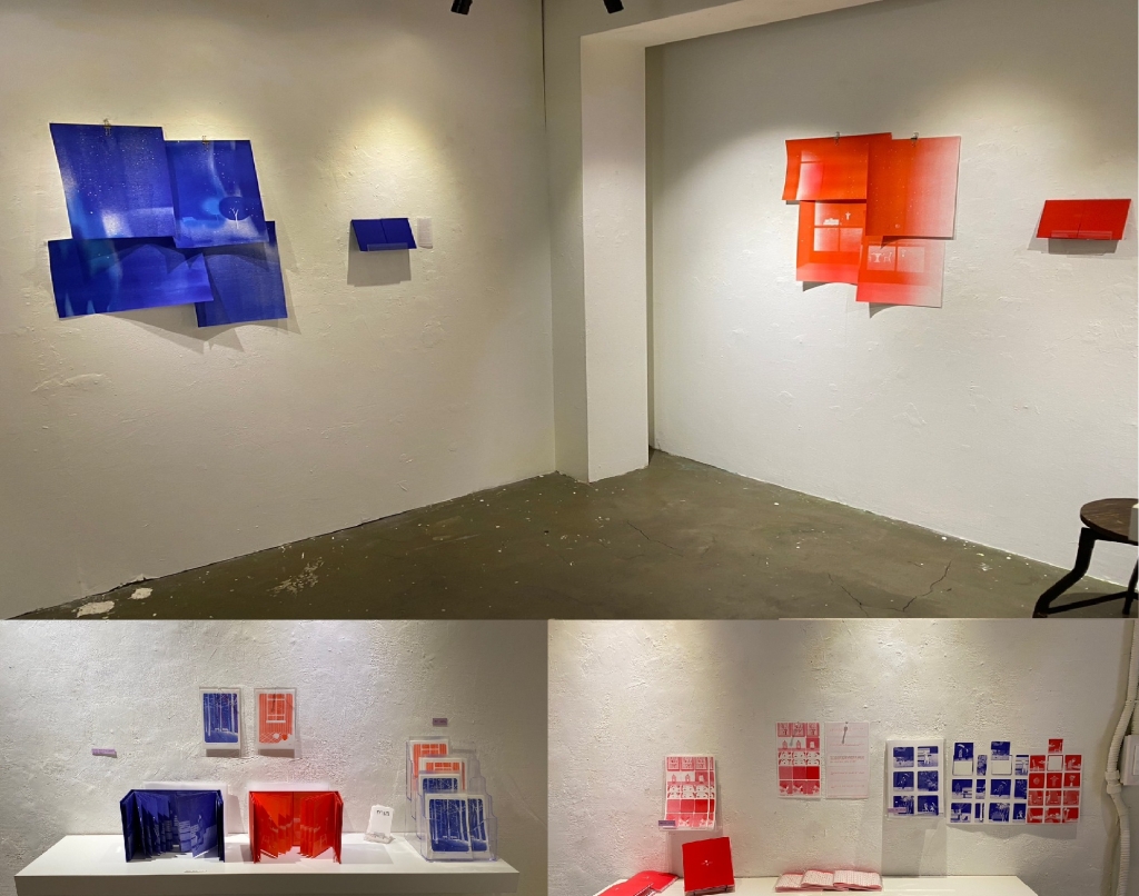 畫廊空間，正展示作家的原畫
