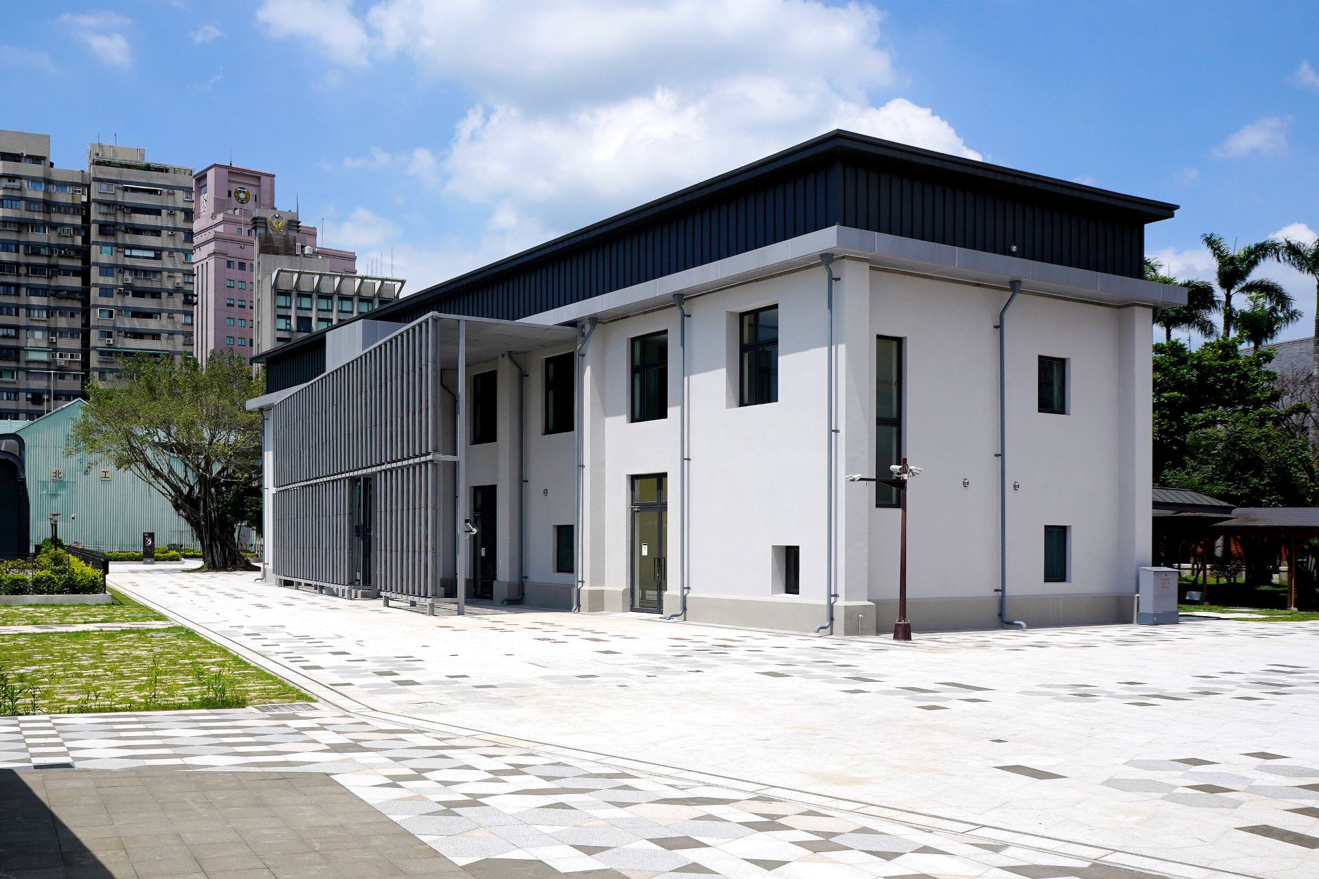 建築文化中心落腳於臺博館鐵道部20號建物，預計2026年開幕。（文化部提供）