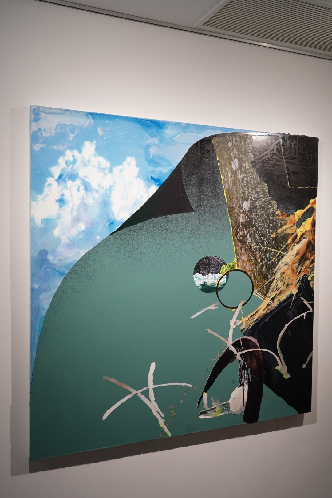 李秉璈獲銅賞之作品《天空、遺落物》。（攝影／陳晞）