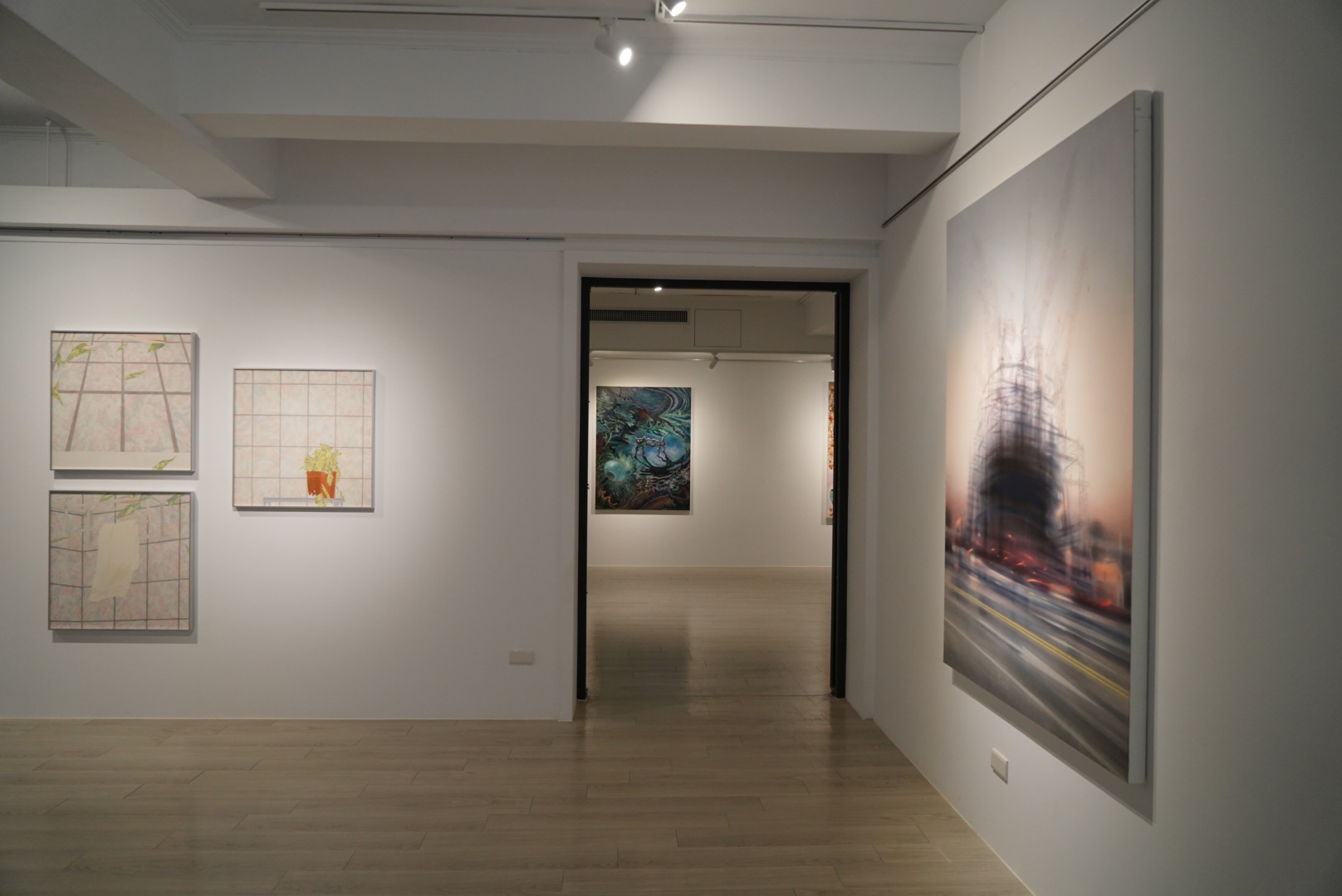 「2024集保藝術賞-視域臺灣」展場一隅。（攝影／陳晞）