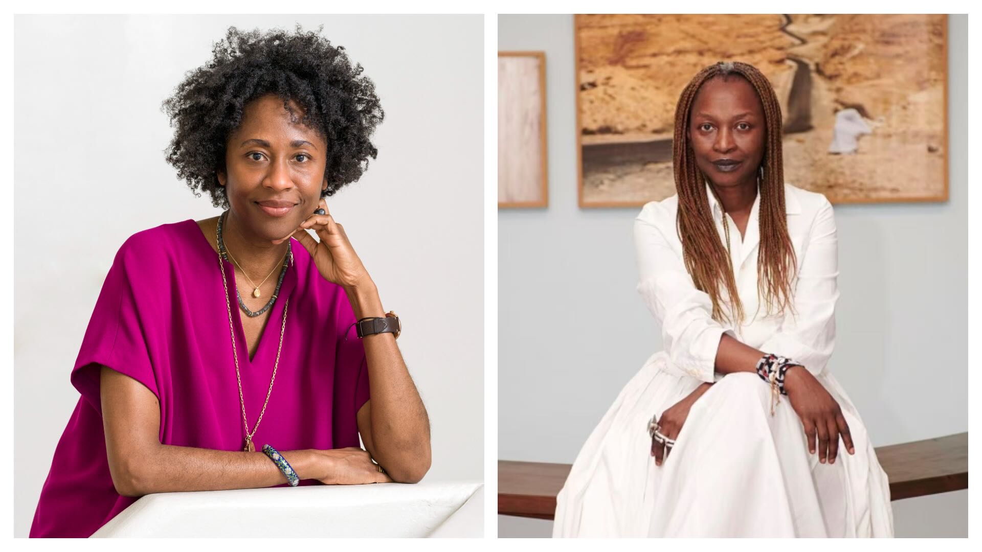 左為Naomi Beckwith(攝影/David Heald;© Solomon R. Guggenheim Foundation, New York);右為Koyo Kouoh(攝影/Mirjam Kluka)