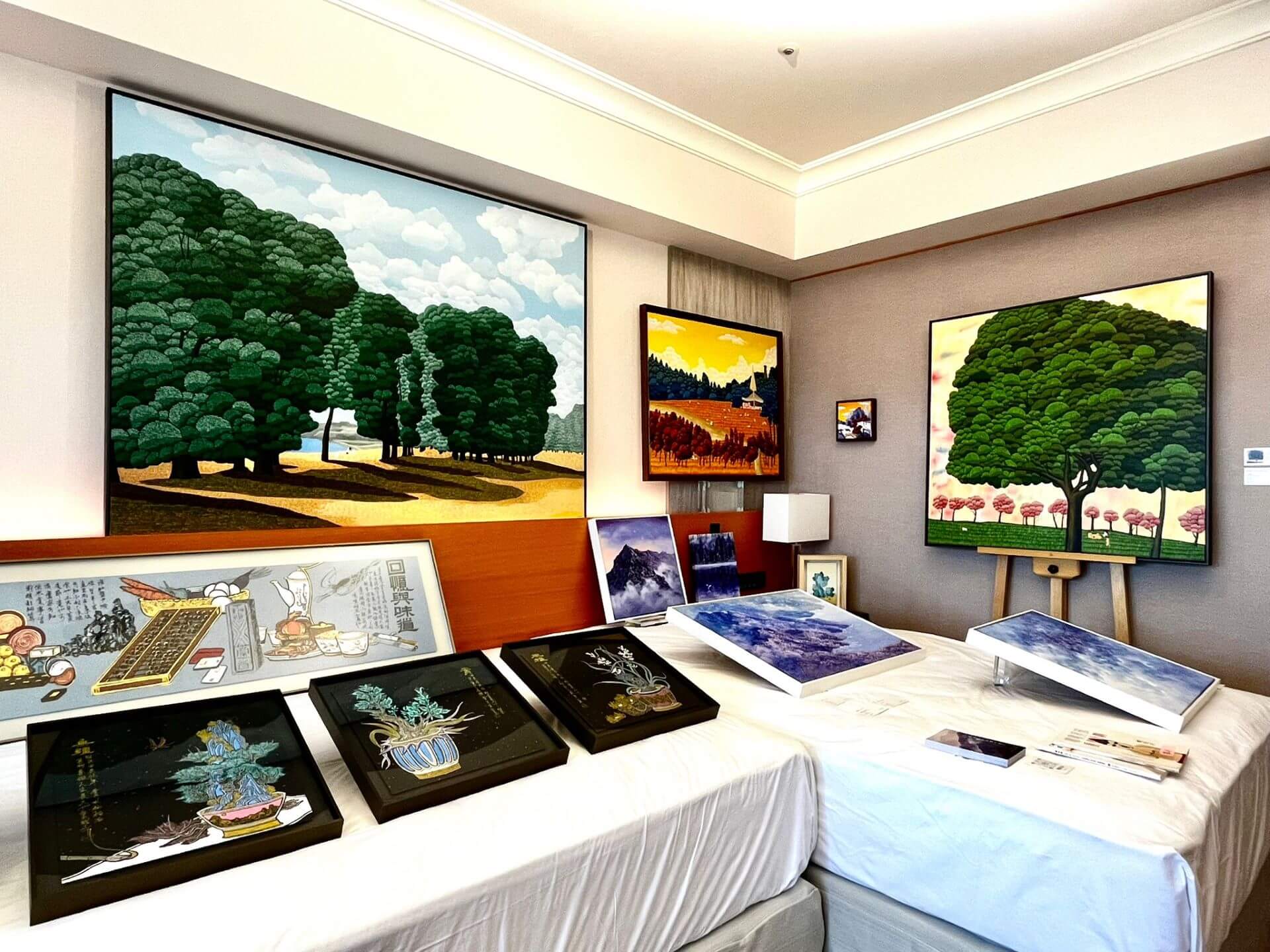 藝星藝術展間一景。（本刊資料室）