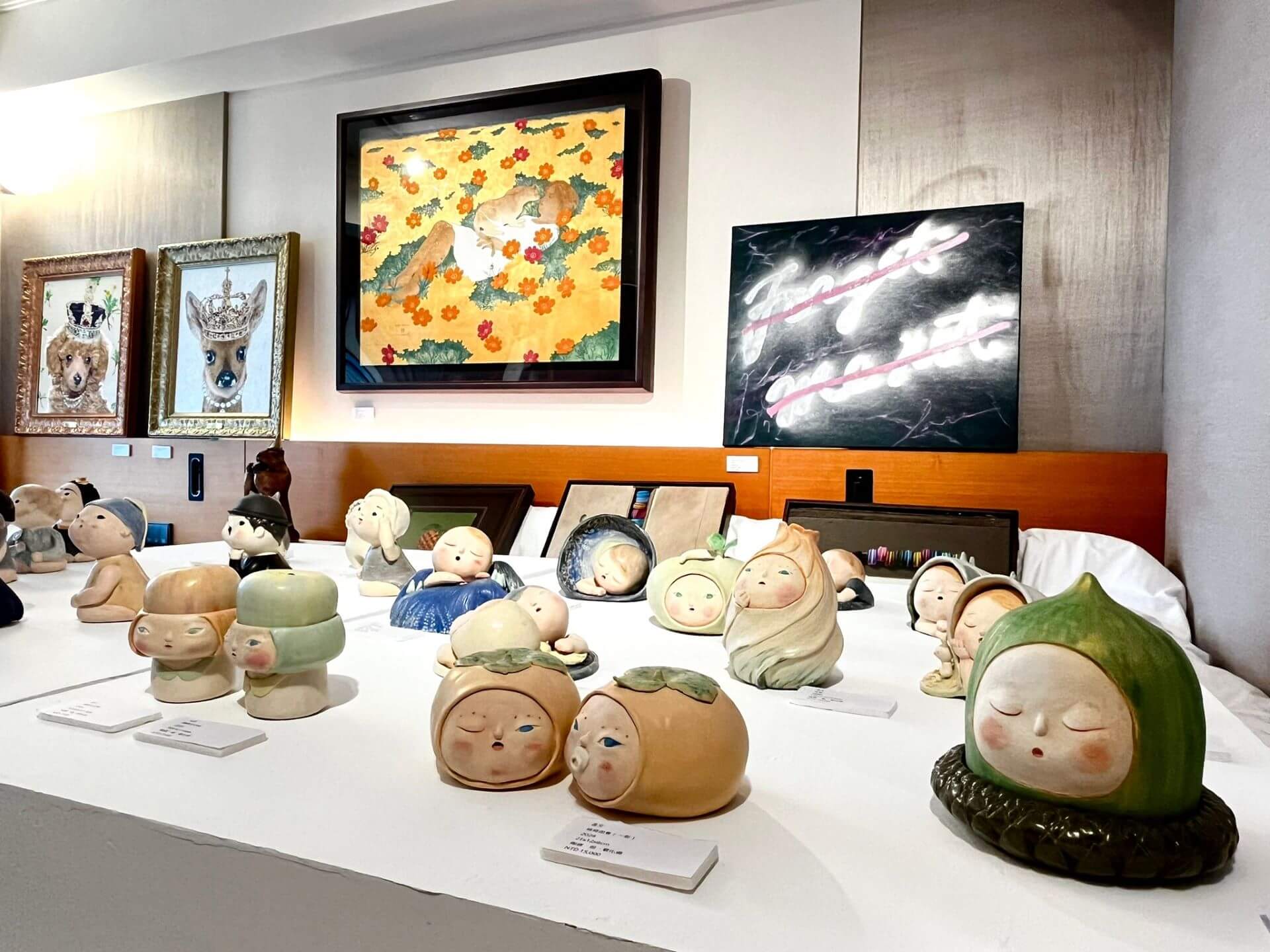 青雲畫廊展間一景。（本刊資料室）