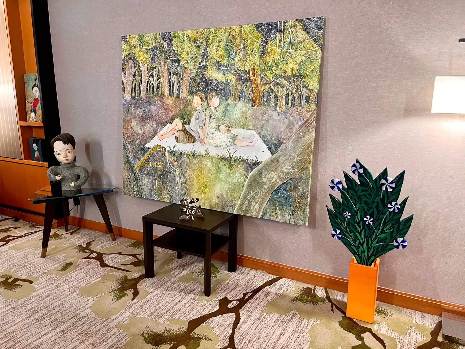 伊日後樂園展間一景。（本刊資料室）
