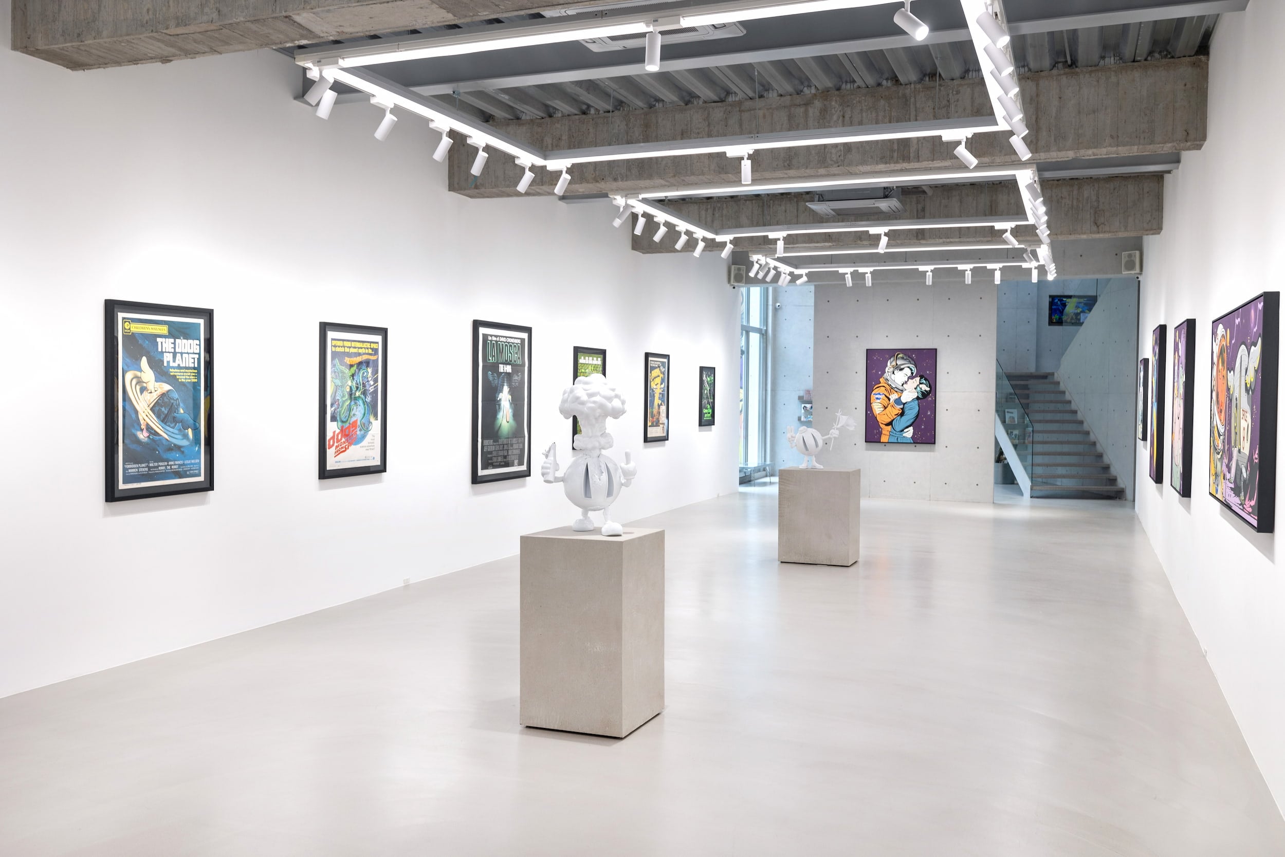 D*FACE個展「NO SPACE LIKE HOME」展場。（DOPENESS ART LAB提供）