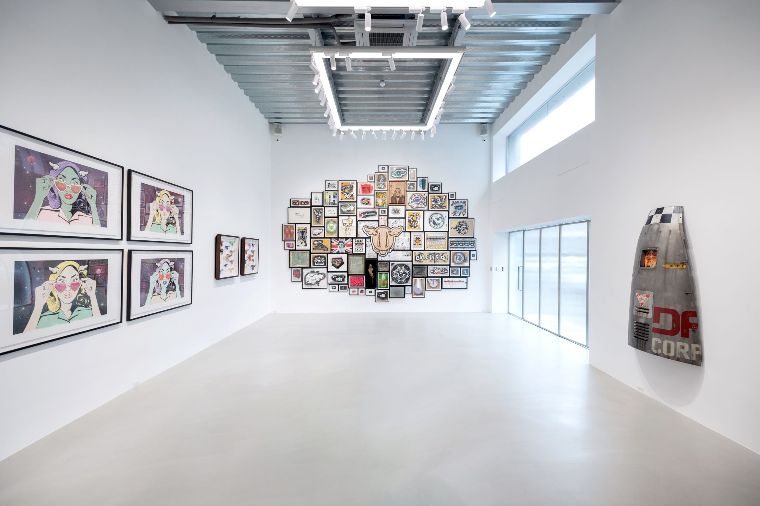 D*FACE個展「NO SPACE LIKE HOME」展場。（DOPENESS ART LAB提供）