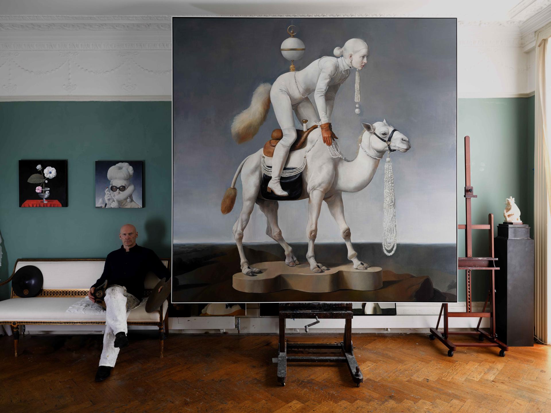 高美館今（2025）年秋季與英國藝術家馮．沃爾夫（Von Wolfe）共同合作國際特展「馮．沃爾夫的花園堡壘」。（圖片由高美館提供）