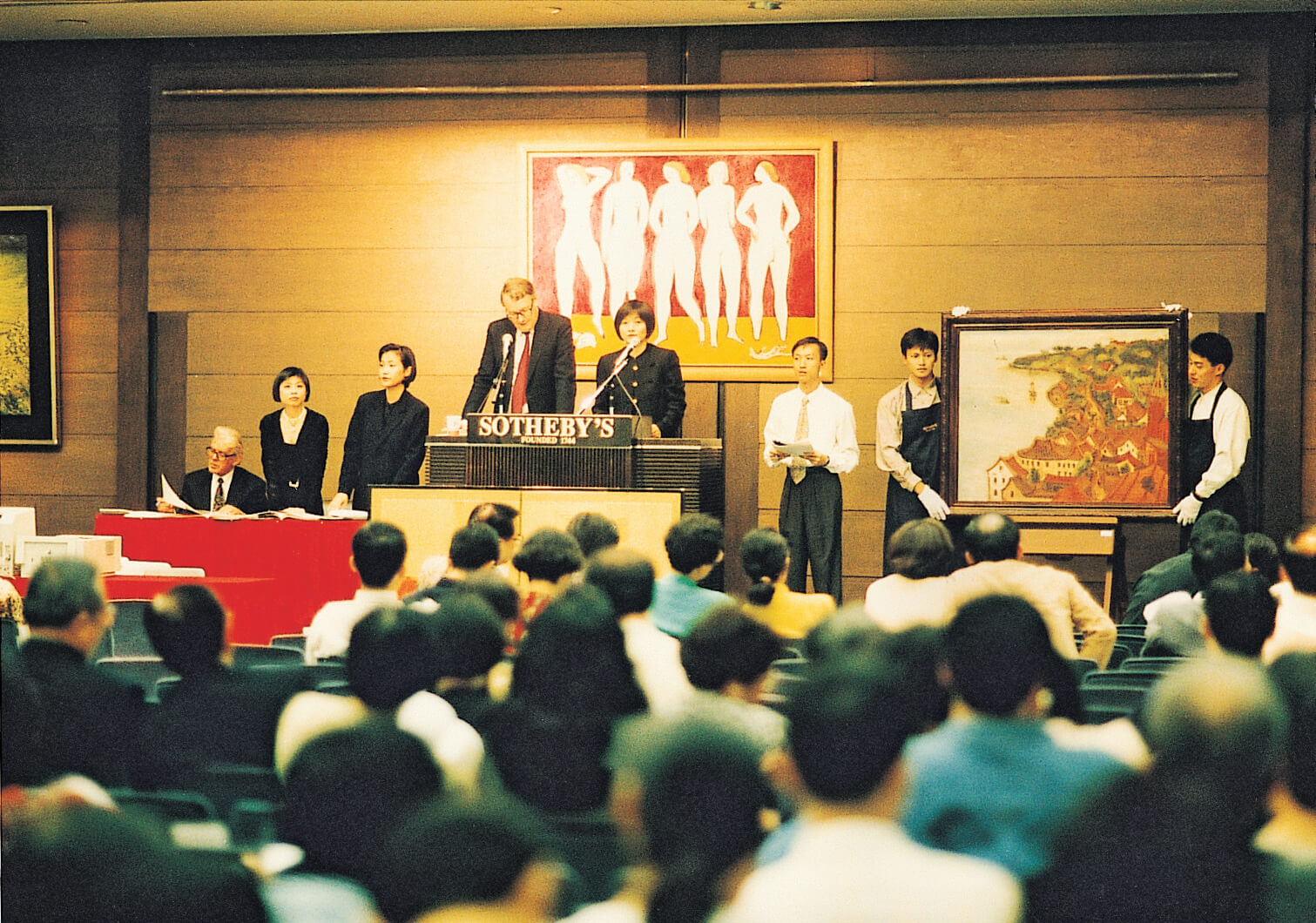 1993年，陳泰銘當時在台北蘇富比秋拍一次買下陳澄波《淡水黃昏》與常玉《五裸女》。收藏家著眼於藝術家的重要性，系統性地收藏；而非為了投機獲利─畢竟二十年前，這兩幅作品的身價全然不敵今日。（本刊資料室）