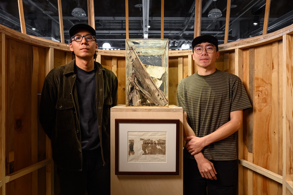 臺灣藝術團體林彥翔、王正祥之作《空城現場》（ Delayed Takeoff From Taoyuan）。圖片提供／桃園市立美術館。