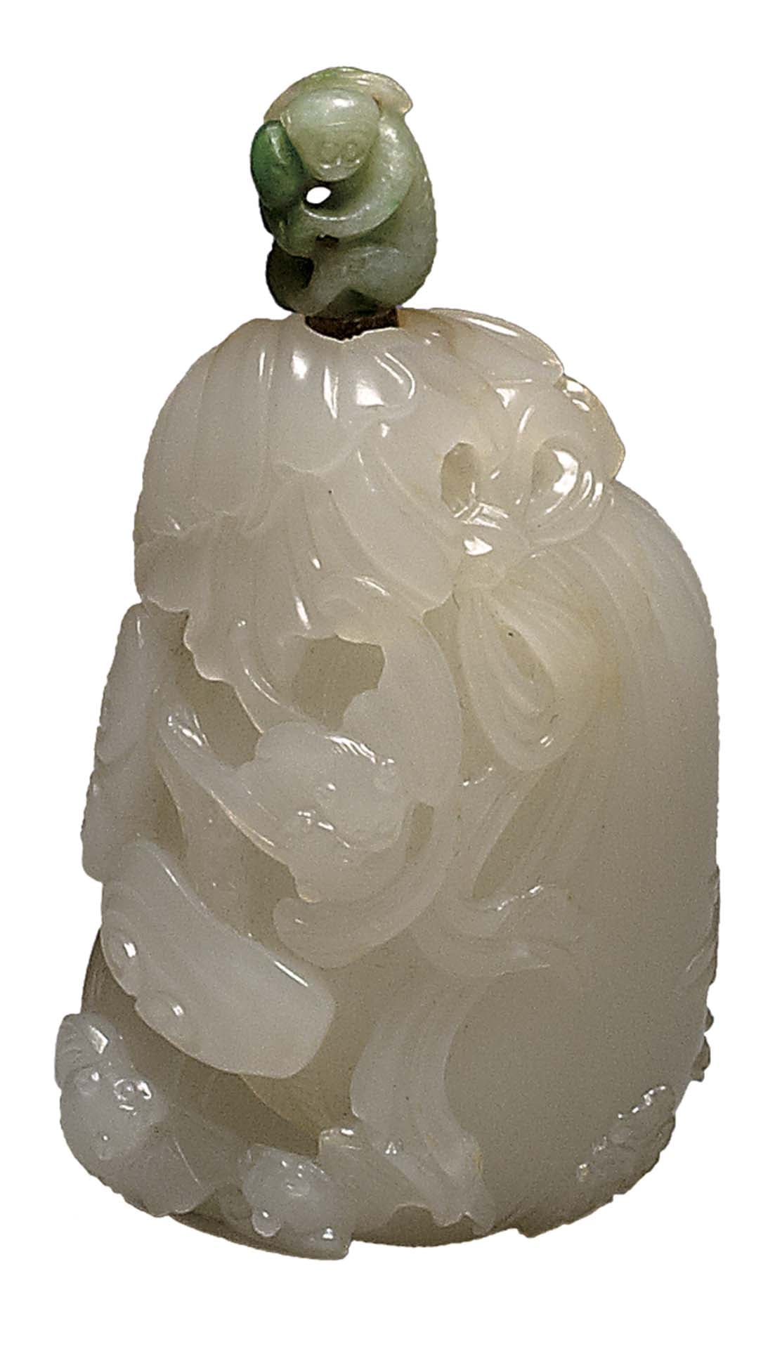 清《白玉鼻煙壺》。圖／清翫雅集