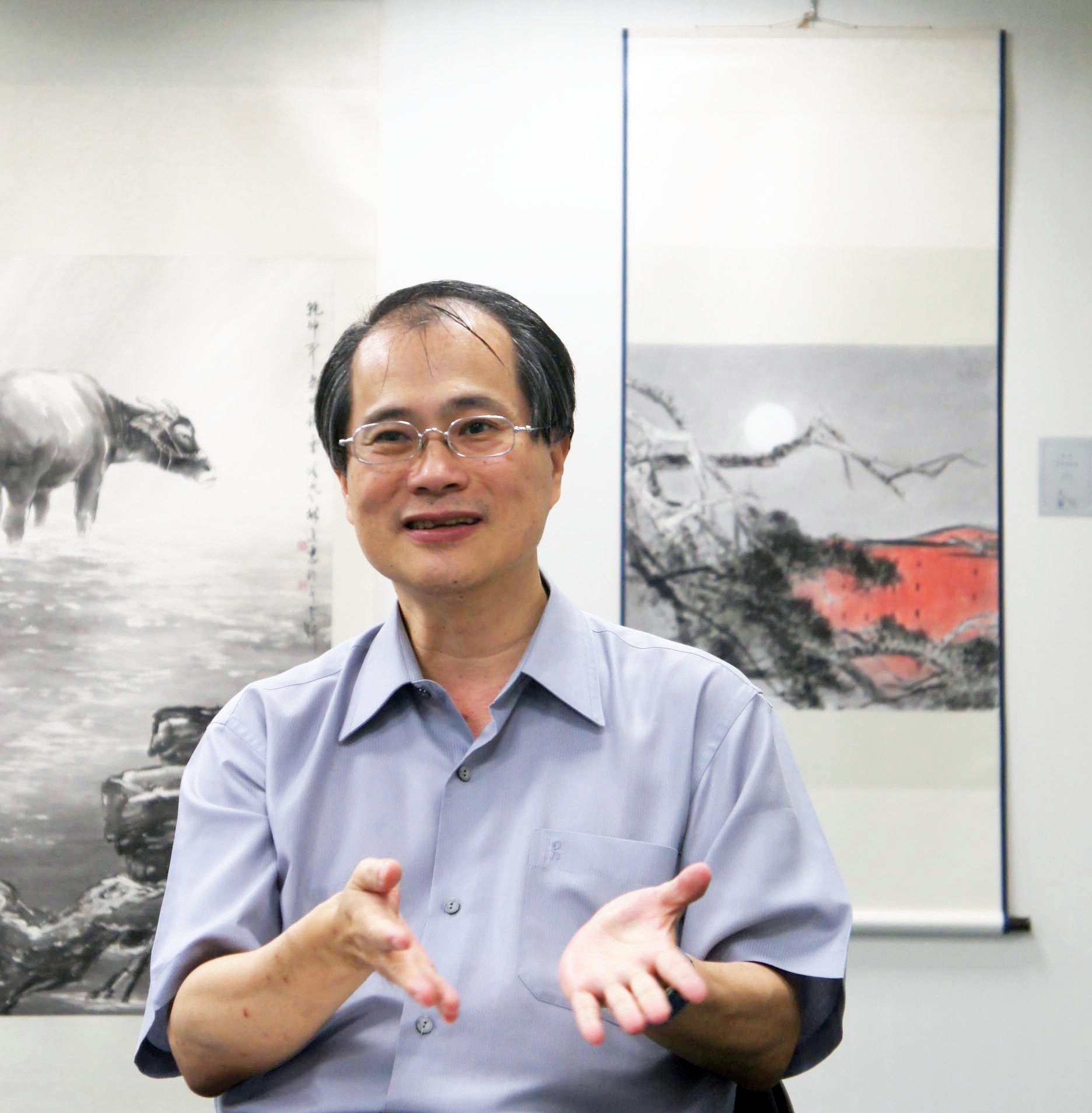 書畫類召集人石允文。攝影／藍玉琦