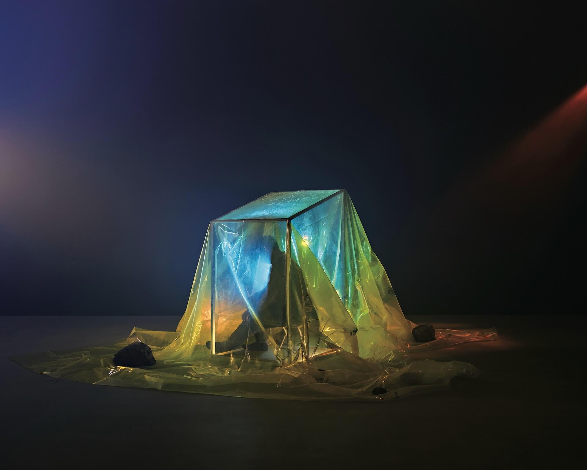 陳維，《沉默的呼吸》，收藏級噴墨打印，153×190.5×5cm（裝裱尺寸），2024，版本：6 + 2AP。（刺點畫廊與藝術家提供）