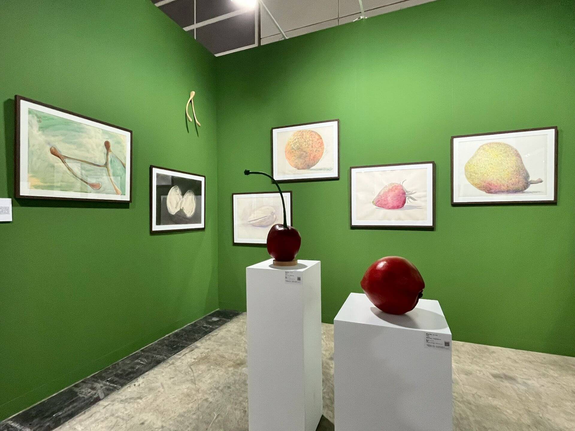 藝倡畫廊展位一景。（本刊資料室）