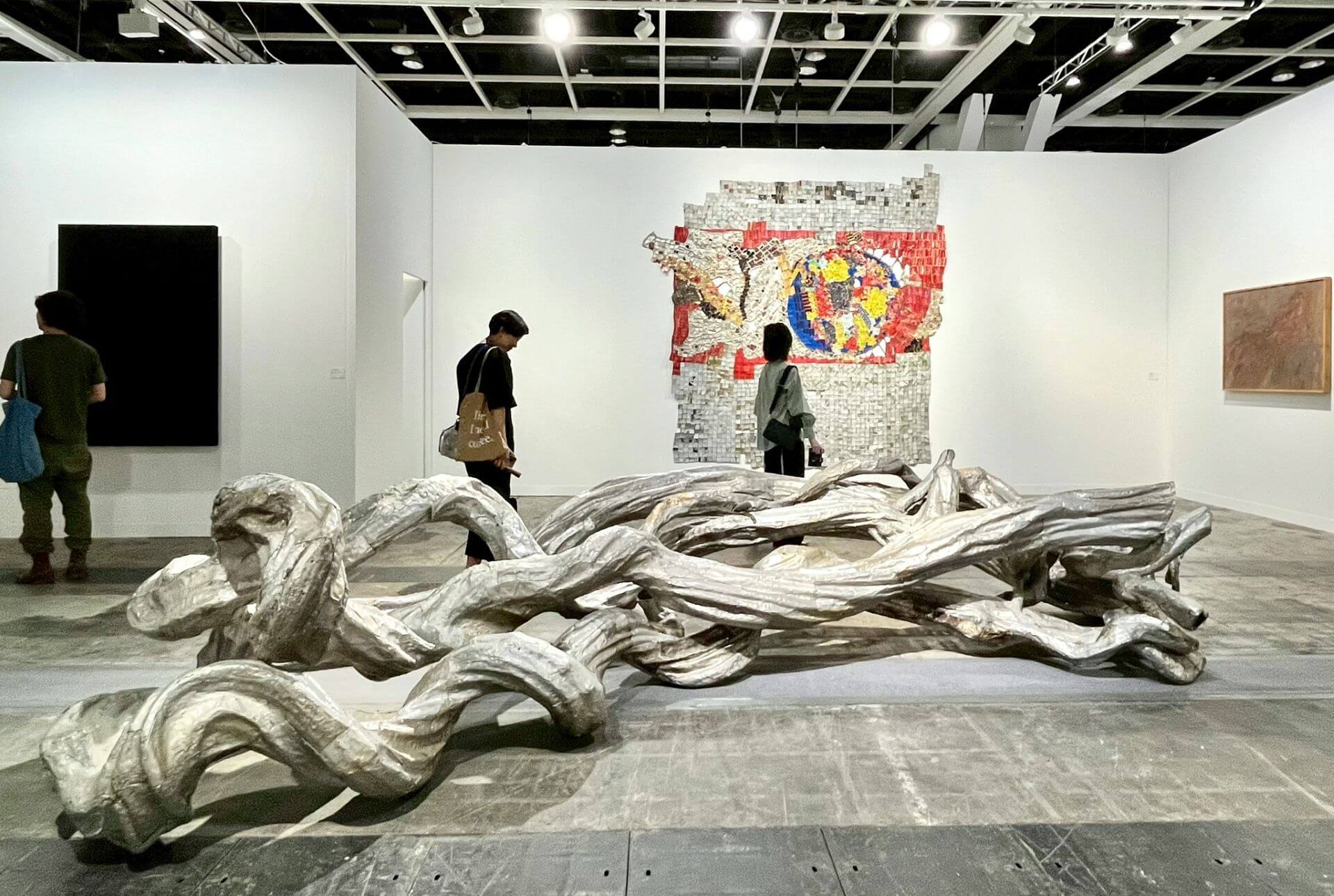 維伍德畫廊展位一景。（本刊資料室）