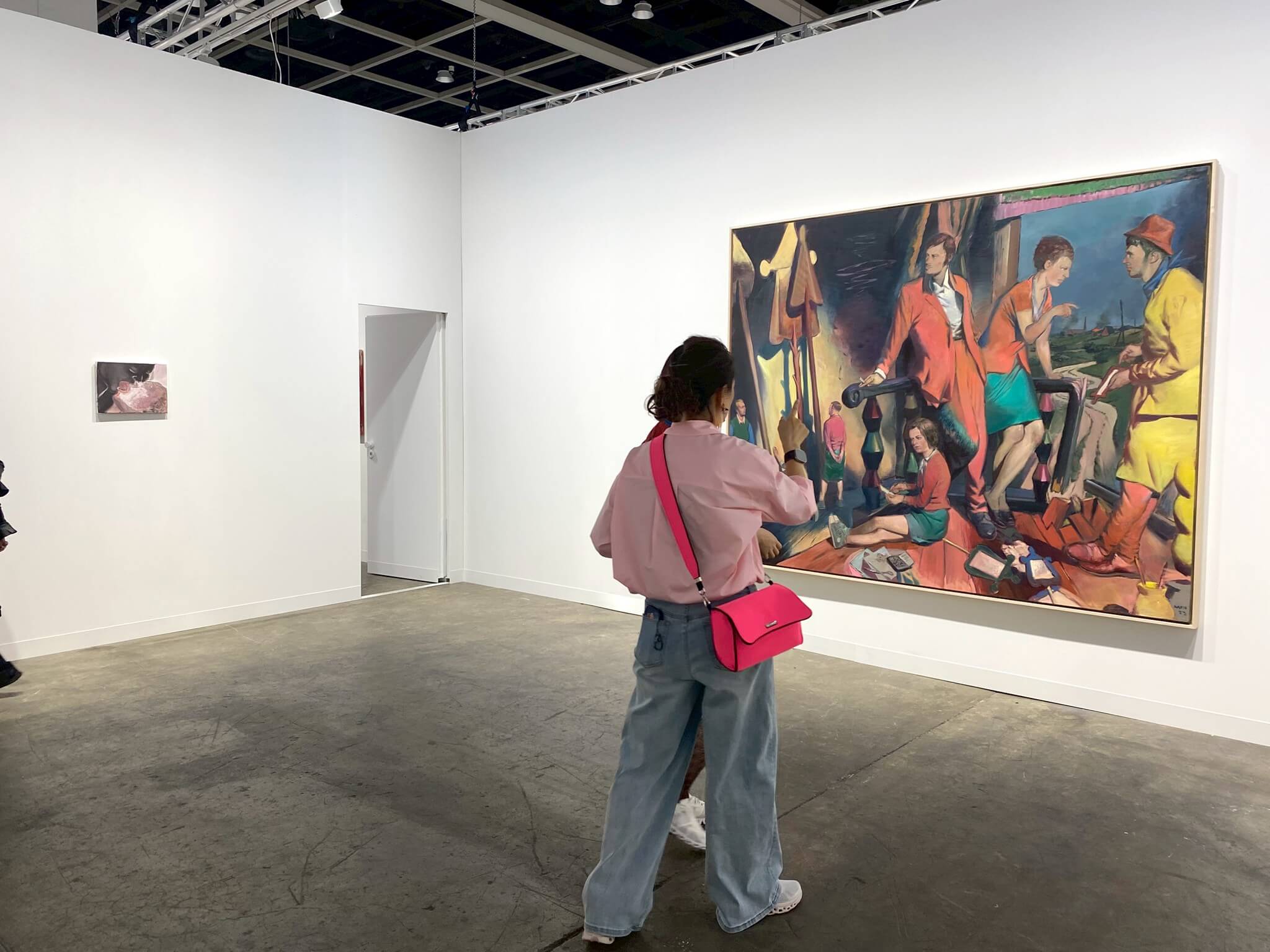 卓納畫廊展位一景。（本刊資料室）
