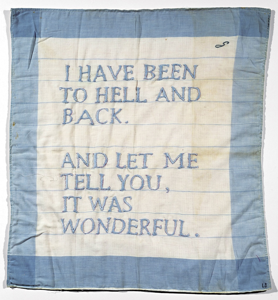 Louise Bourgeois, Untitled (I Have Been to Hell and Back), 1996。（Photo: Christopher Burke © The Easton Foundation/Licens…