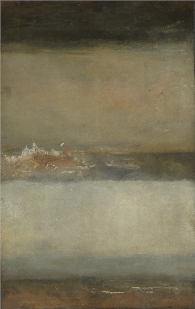 約瑟夫．馬洛德．威廉．透納，《三個海景》（Three Seascapes），1827。（圖片來源／TATE）