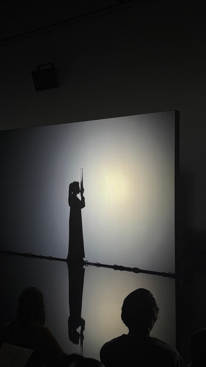坂本龍一、高谷史郎，《TIME TIME》，2024 。（攝影／鄭禹彤）