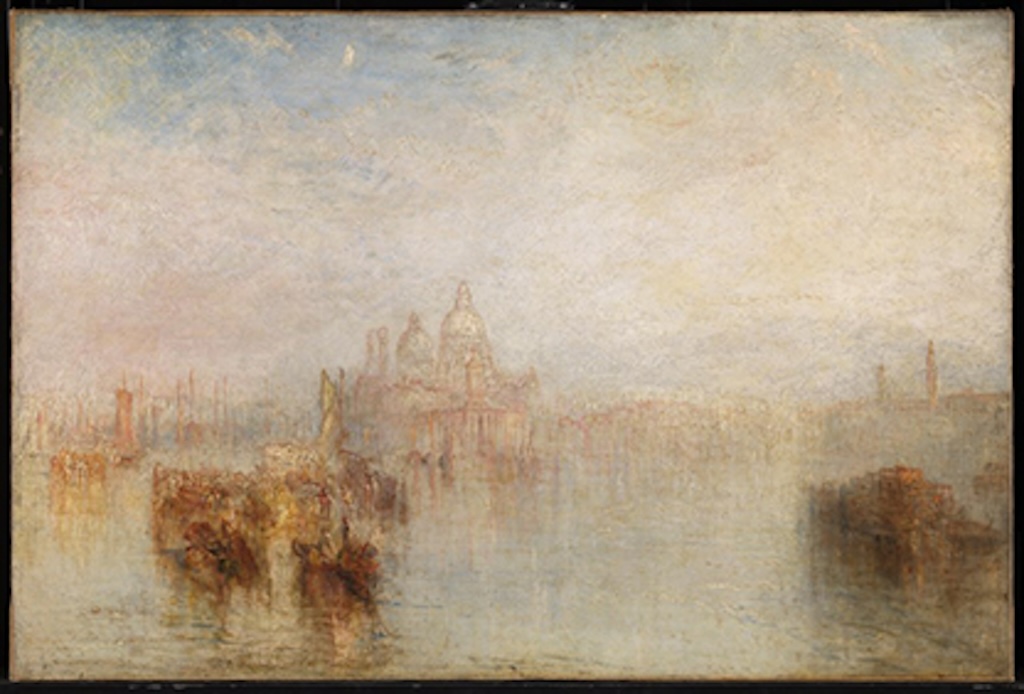 約瑟夫．馬洛德．威廉．透納，《威尼斯-安康聖母大教堂》（Venice – Maria della Salute），1844。（圖片來源／TATE）