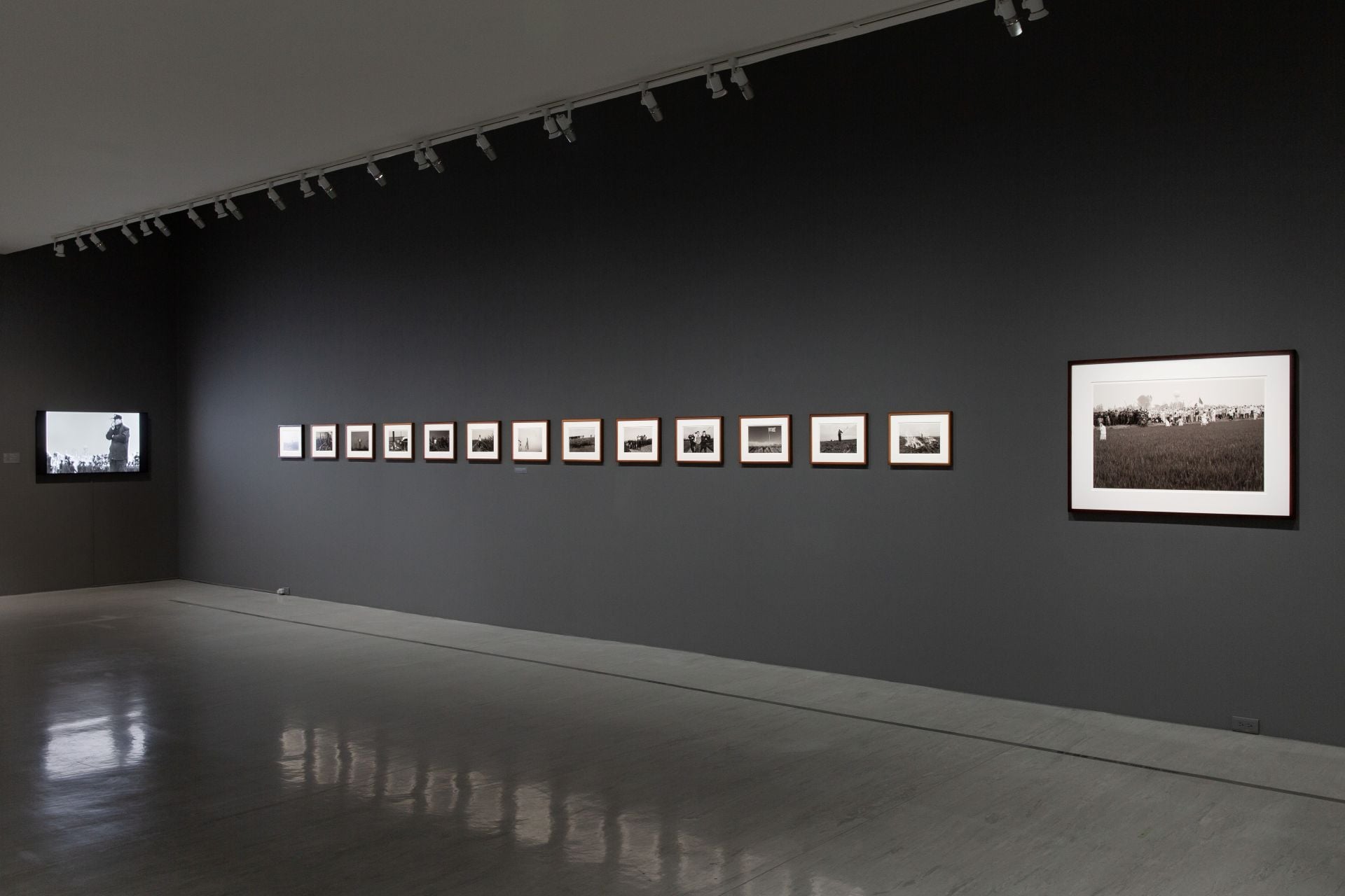 盧純澤「奇怪的球」系列展場照。（臺北市立美術館提供）