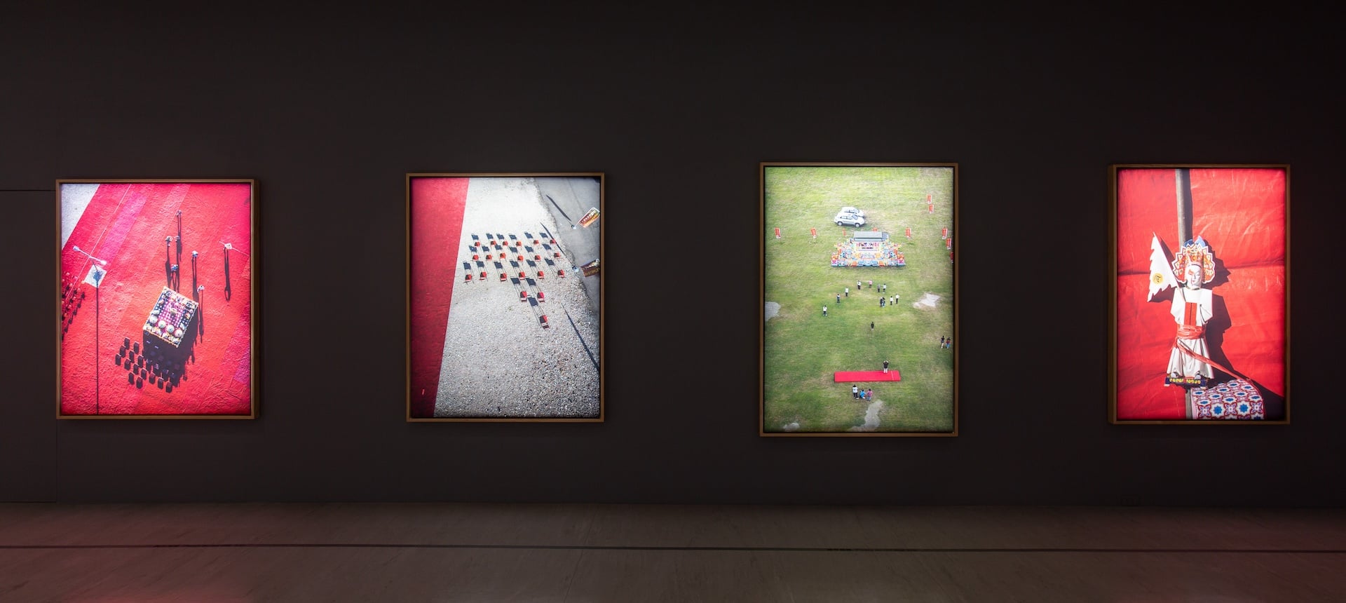 劉振祥「暫時‧風景」系列展場照。（臺北市立美術館提供）