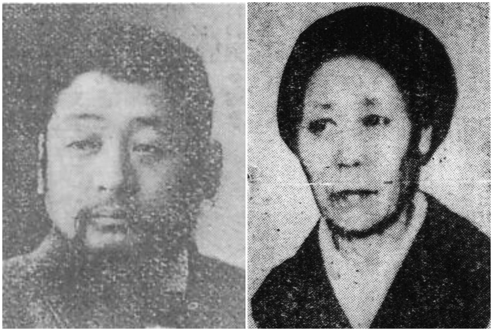 左：伊藤痴遊（Public domain）右：常磐津歲悅（《臺灣日日新報》1929-03-09（夕刊2版））