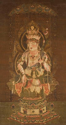 圖10 國寶 平安時代12世紀〈十一面觀音〉，奈良國立博物館藏。